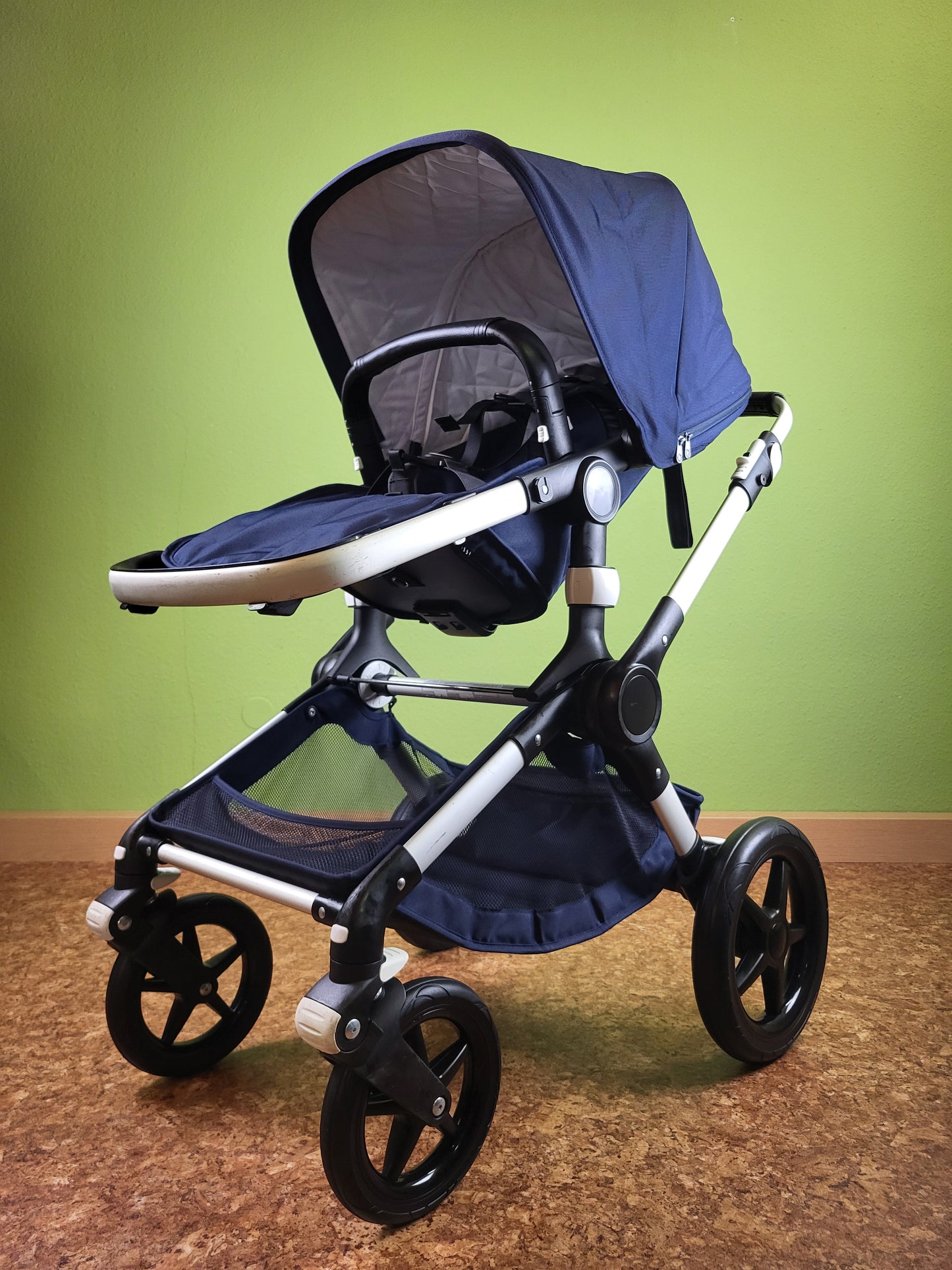 Bugaboo - Fox 1 Kombikinderwagen - Gutem Zustand Blau / Gut Kinderwagen 7