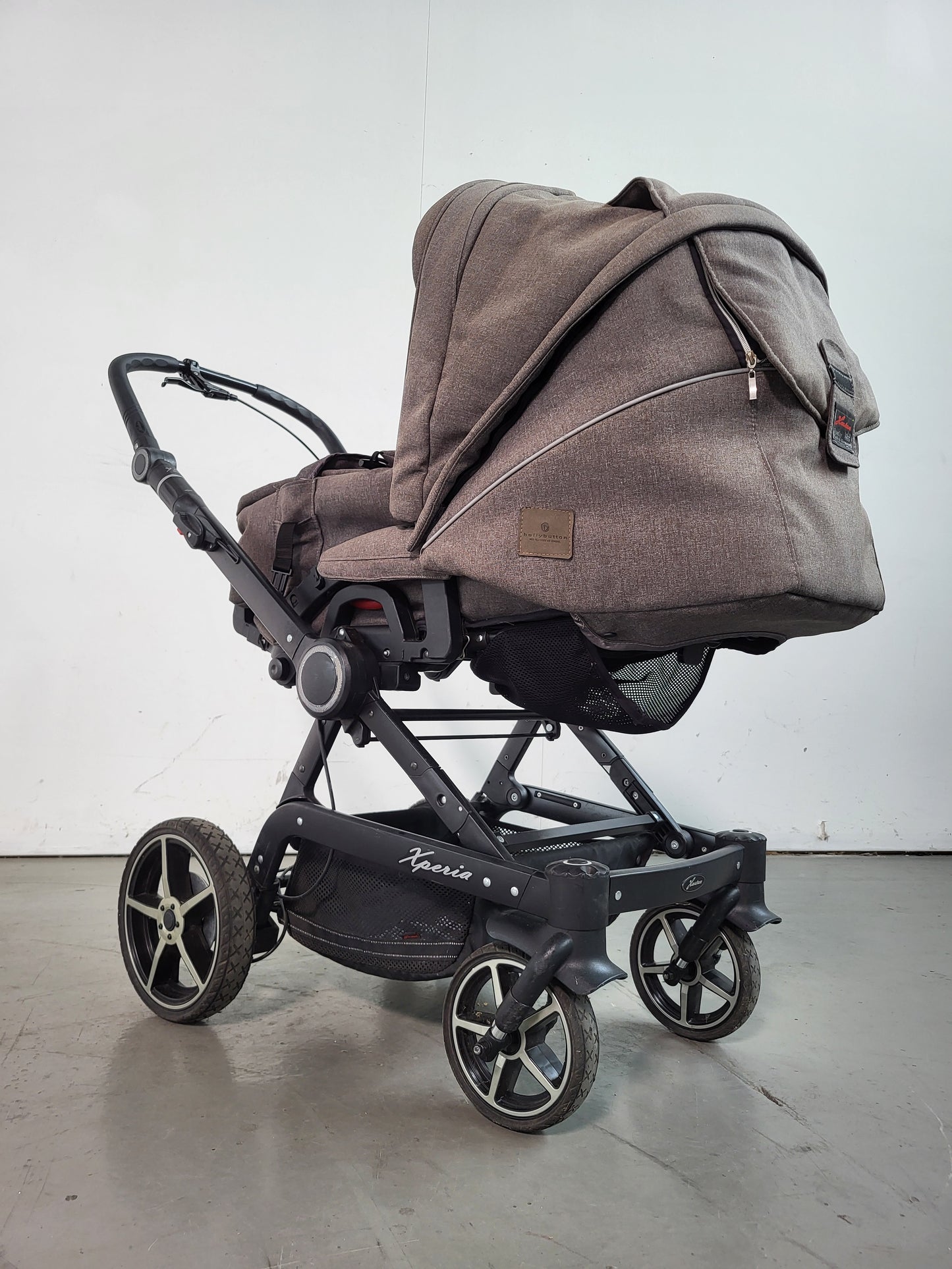 Hartan - Xperia Xl Kombikinderwagen Mit Handbremse (babywanne Und Sportsitz) - Grau In Gutem Zustand / Gut Kinderwagen 3