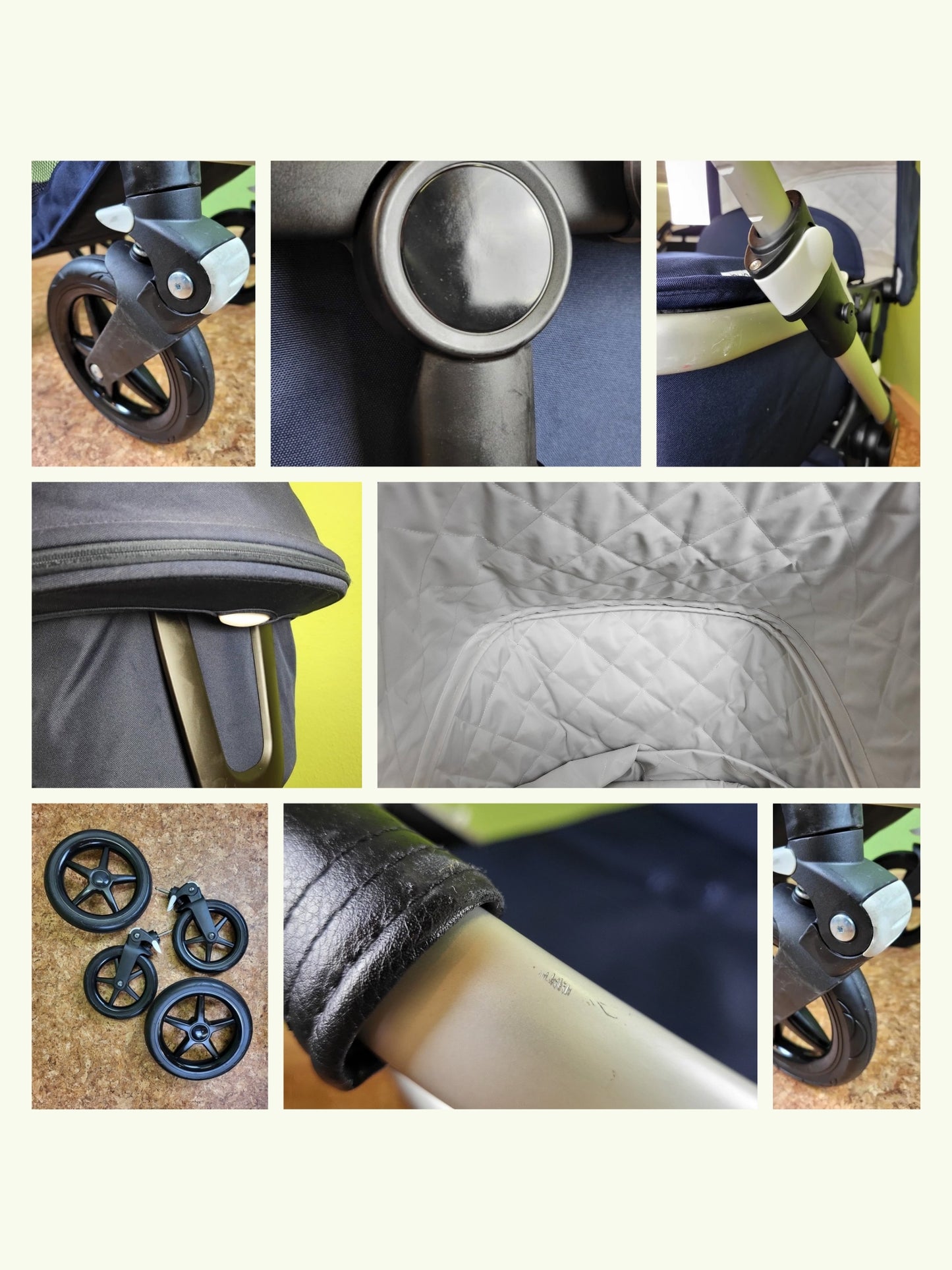 Bugaboo - Fox 1 Kombikinderwagen - Gutem Zustand Blau / Gut Kinderwagen 24