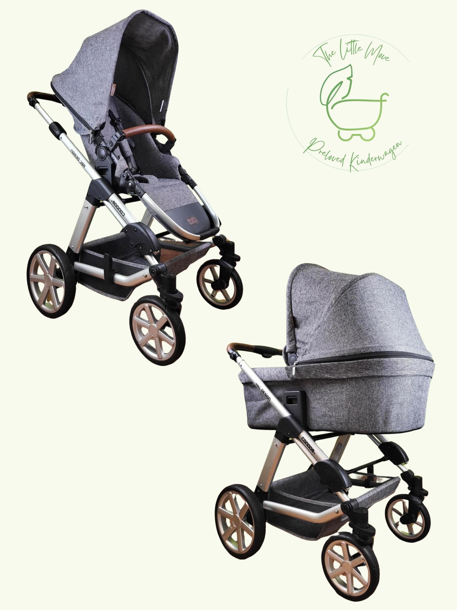 ABC Design Condor 4 - Kombikinderwagen (Liegewanne und Sportsitz) - 20   The Little Move