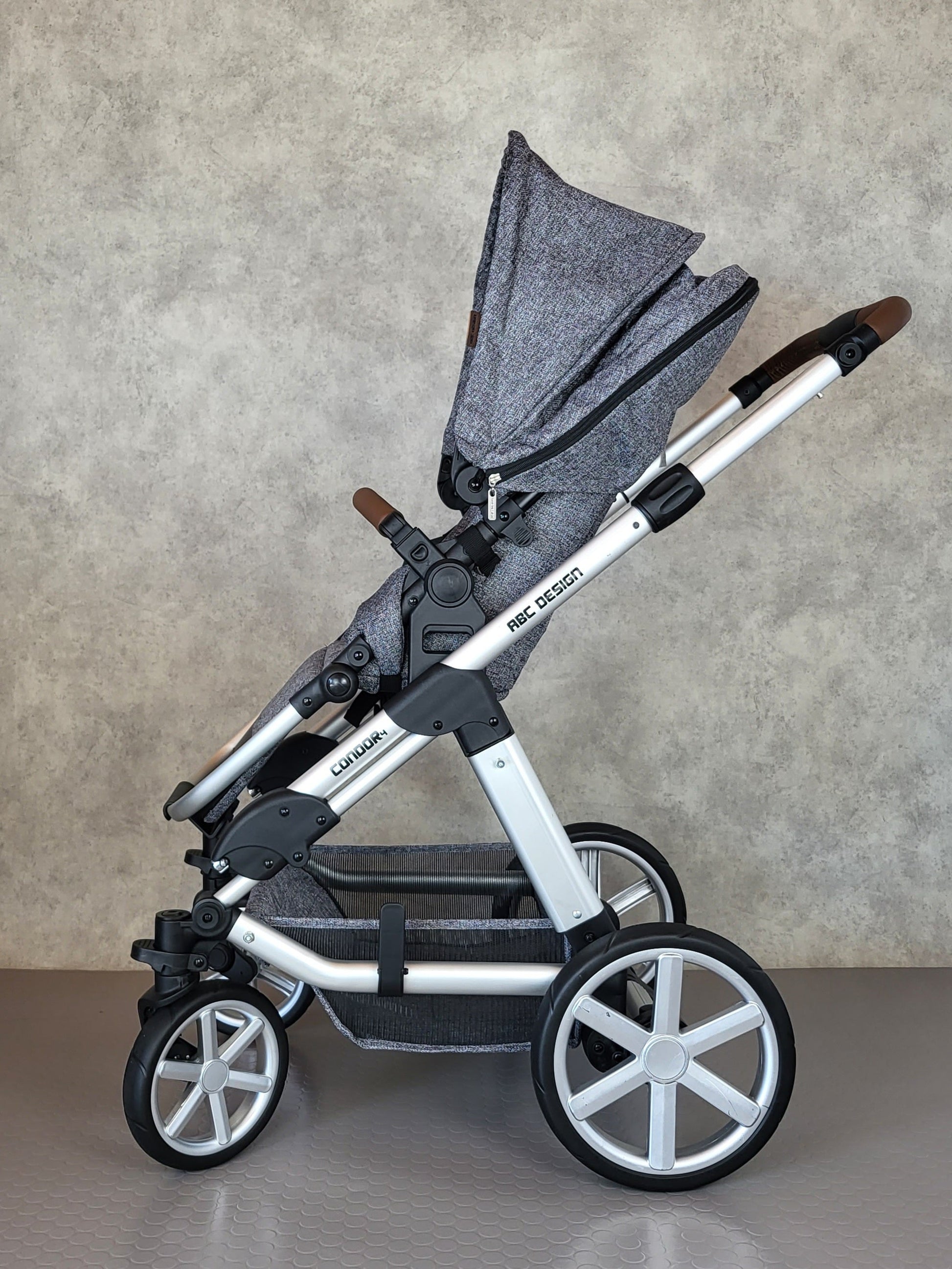 Abc Design - Condor 4 Kombikinderwagen Grau / Wie Neu Kinderwagen