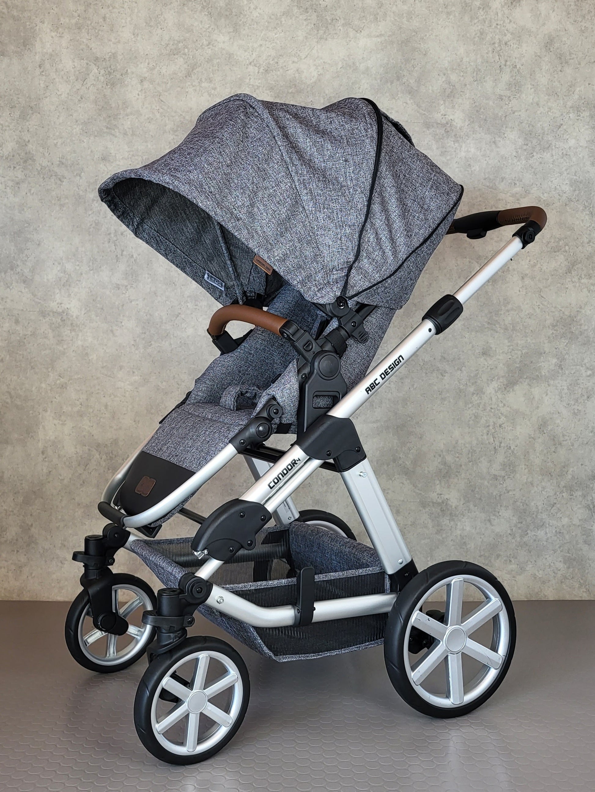 Abc Design - Condor 4 Kombikinderwagen Grau / Wie Neu Kinderwagen