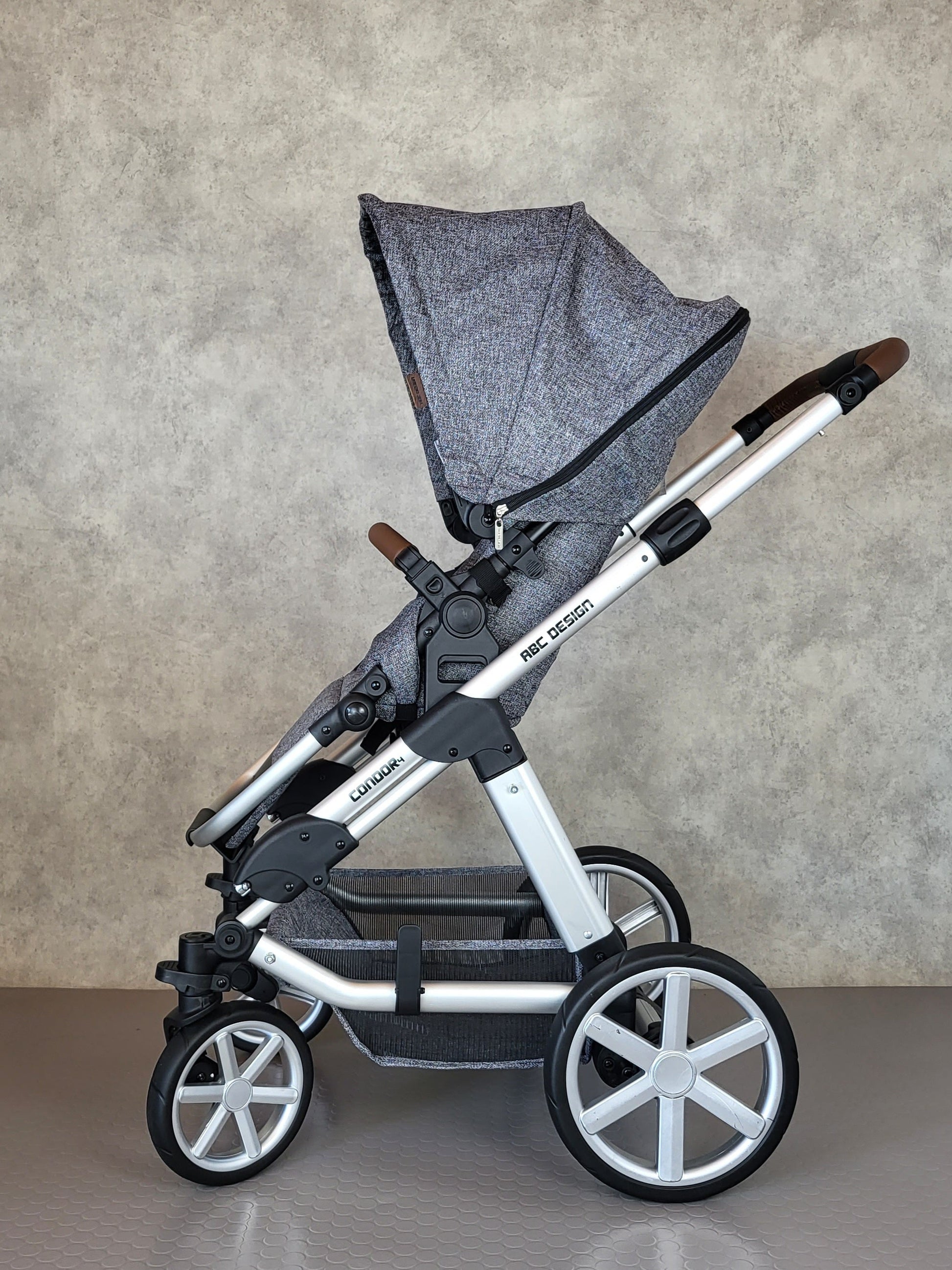 Abc Design - Condor 4 Kombikinderwagen Grau / Wie Neu Kinderwagen