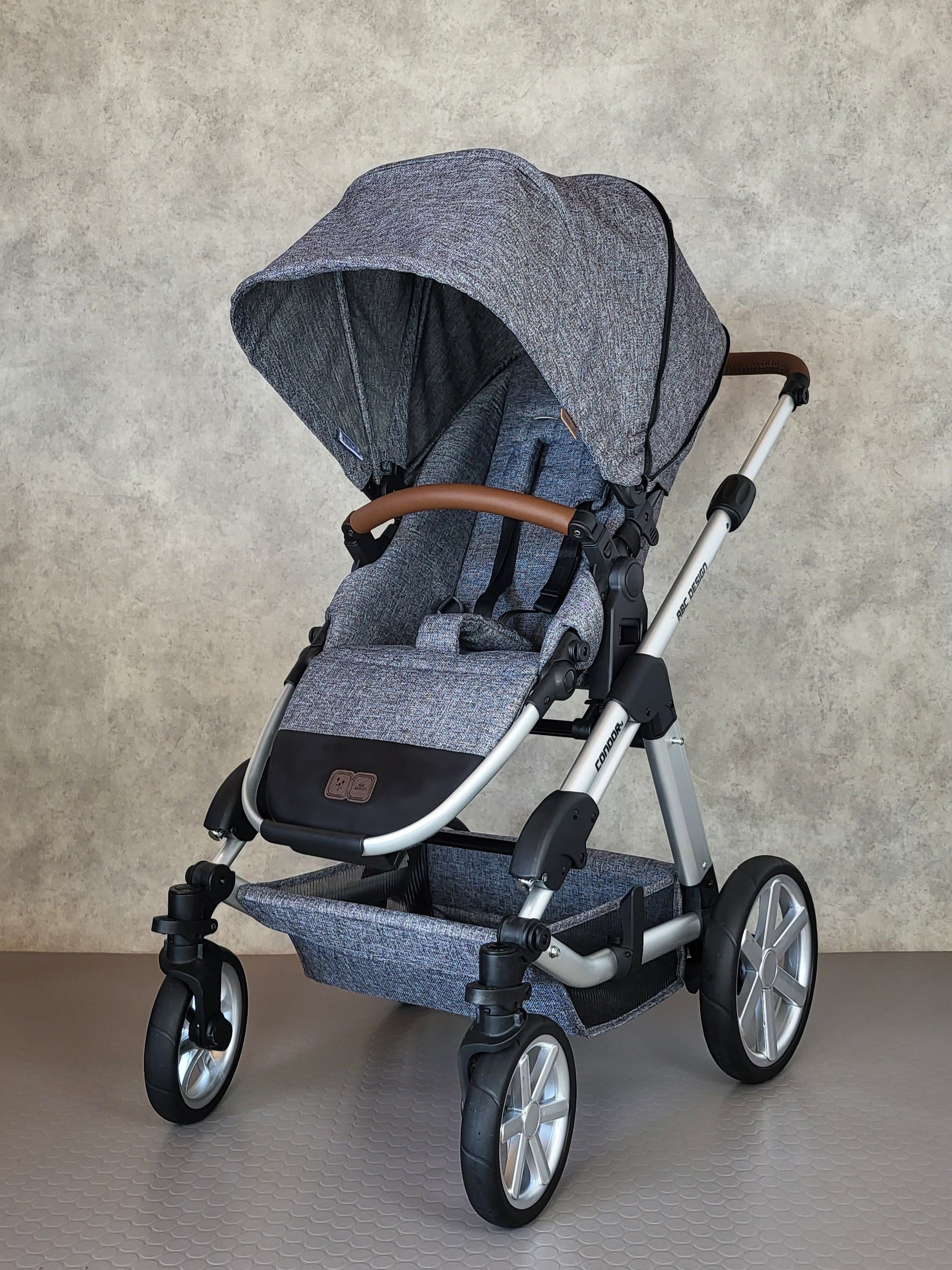 Abc Design - Condor 4 Kombikinderwagen Grau / Wie Neu Kinderwagen