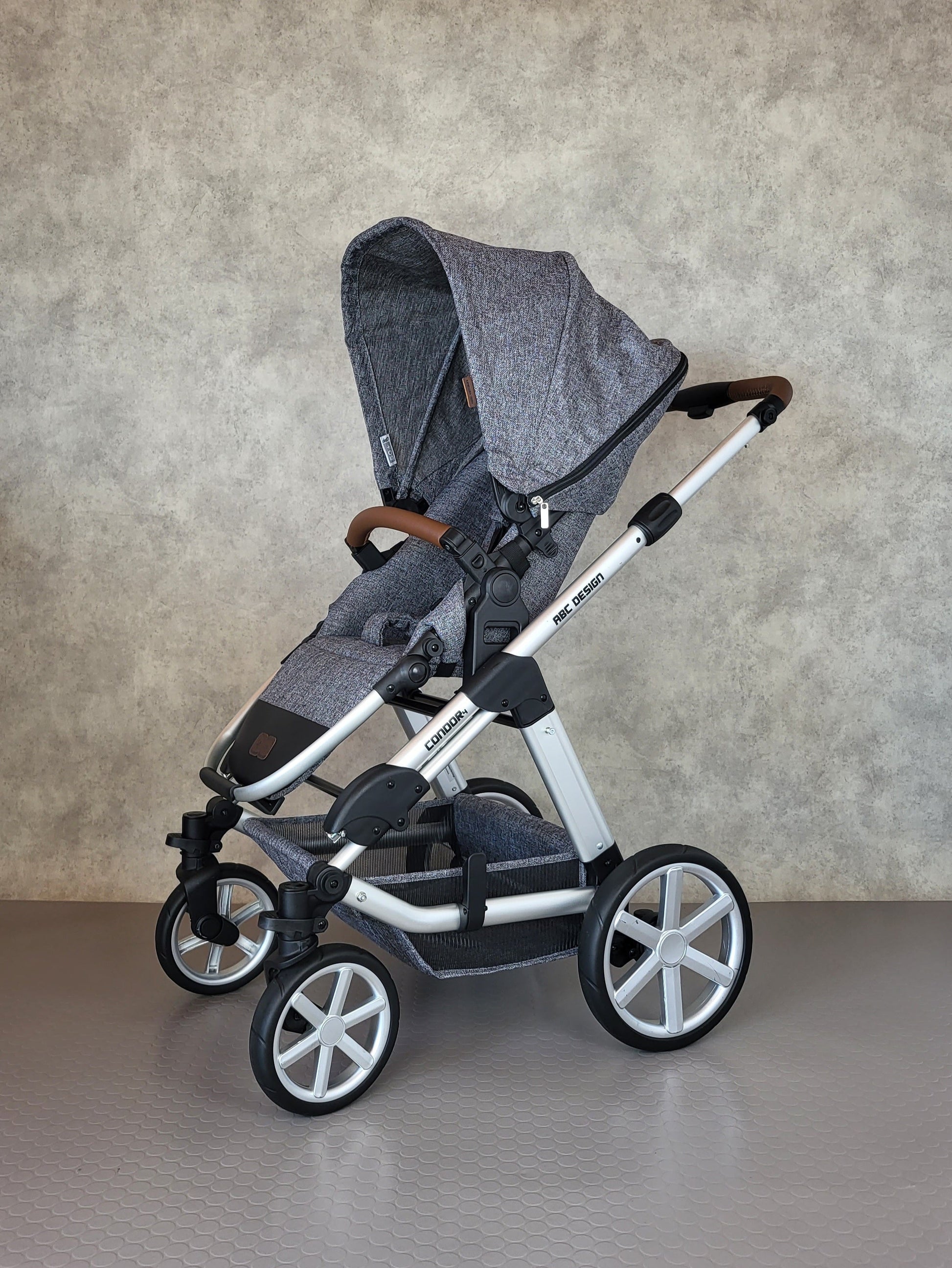 Abc Design - Condor 4 Kombikinderwagen Grau / Wie Neu Kinderwagen