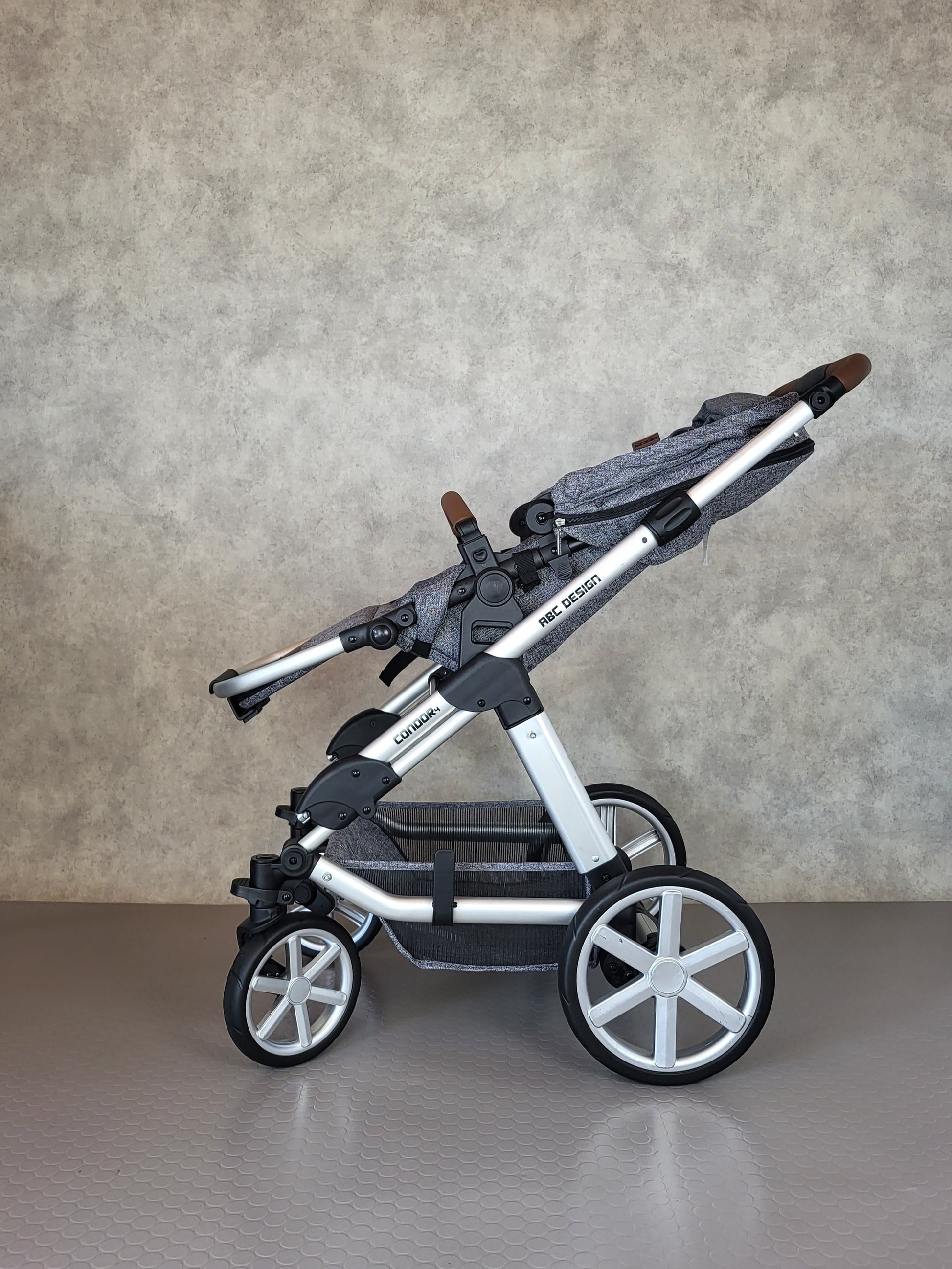 Abc Design - Condor 4 Kombikinderwagen Grau / Wie Neu Kinderwagen