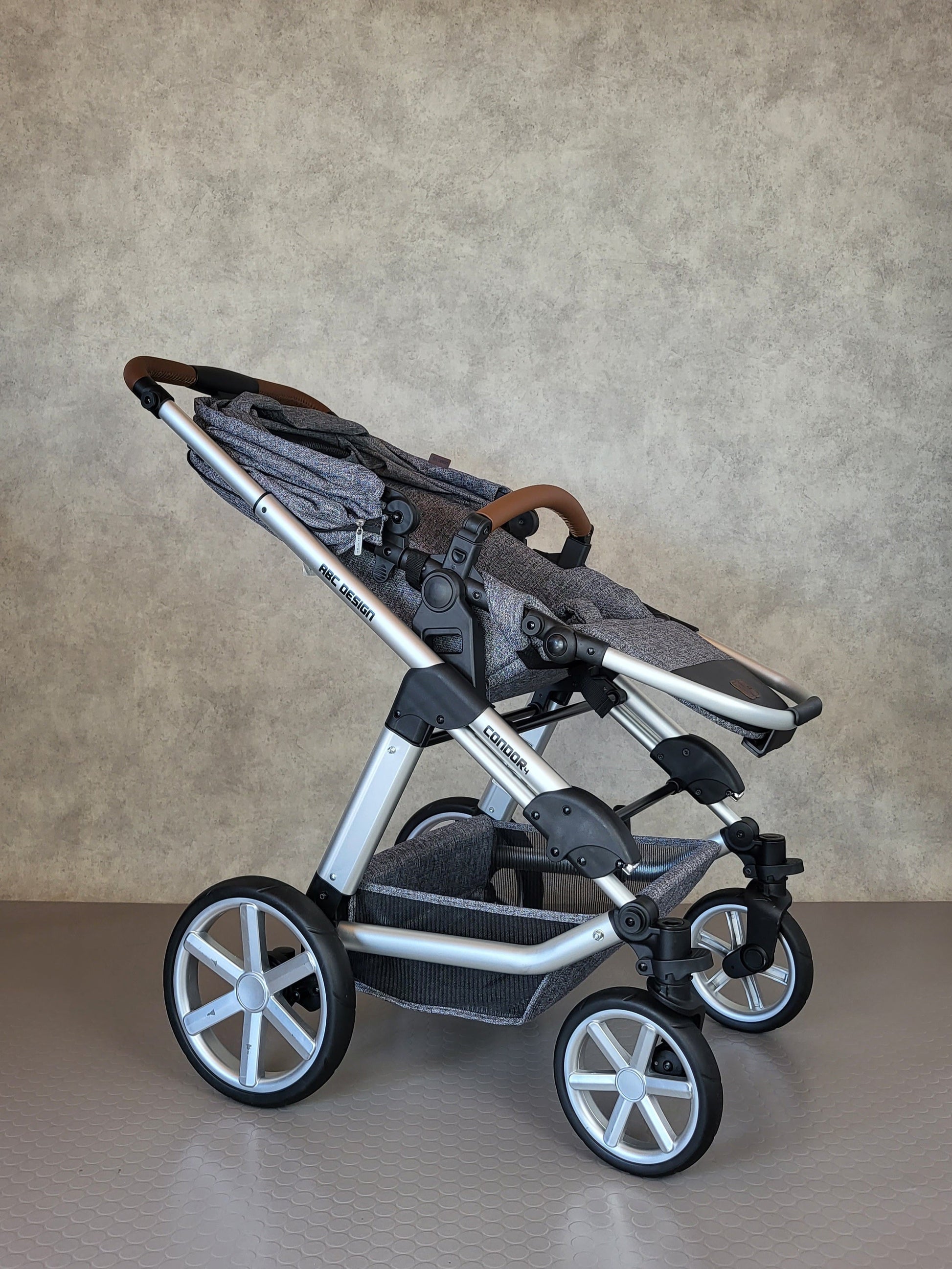 Abc Design - Condor 4 Kombikinderwagen Grau / Wie Neu Kinderwagen