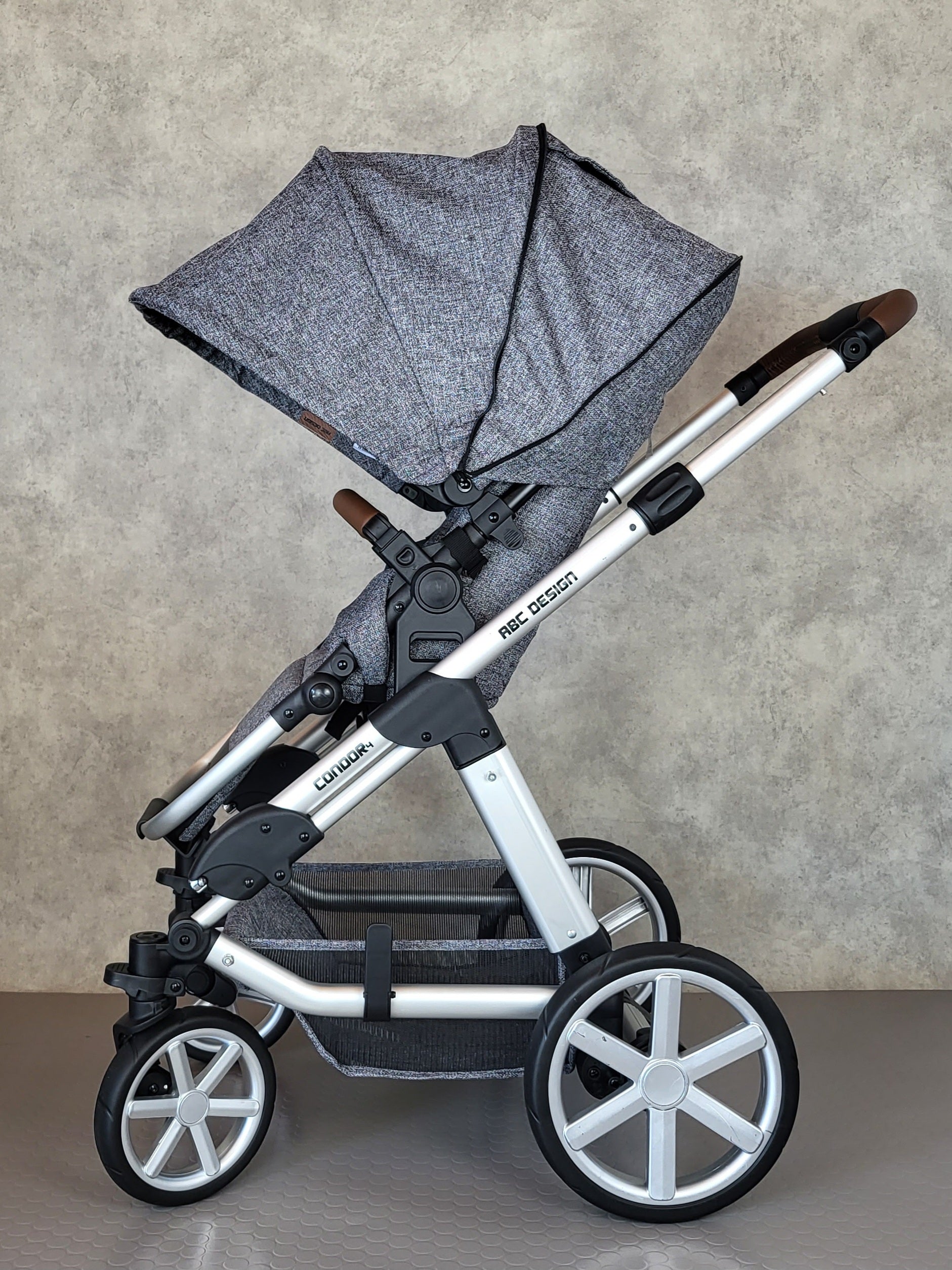 Abc Design - Condor 4 Kombikinderwagen Grau / Wie Neu Kinderwagen