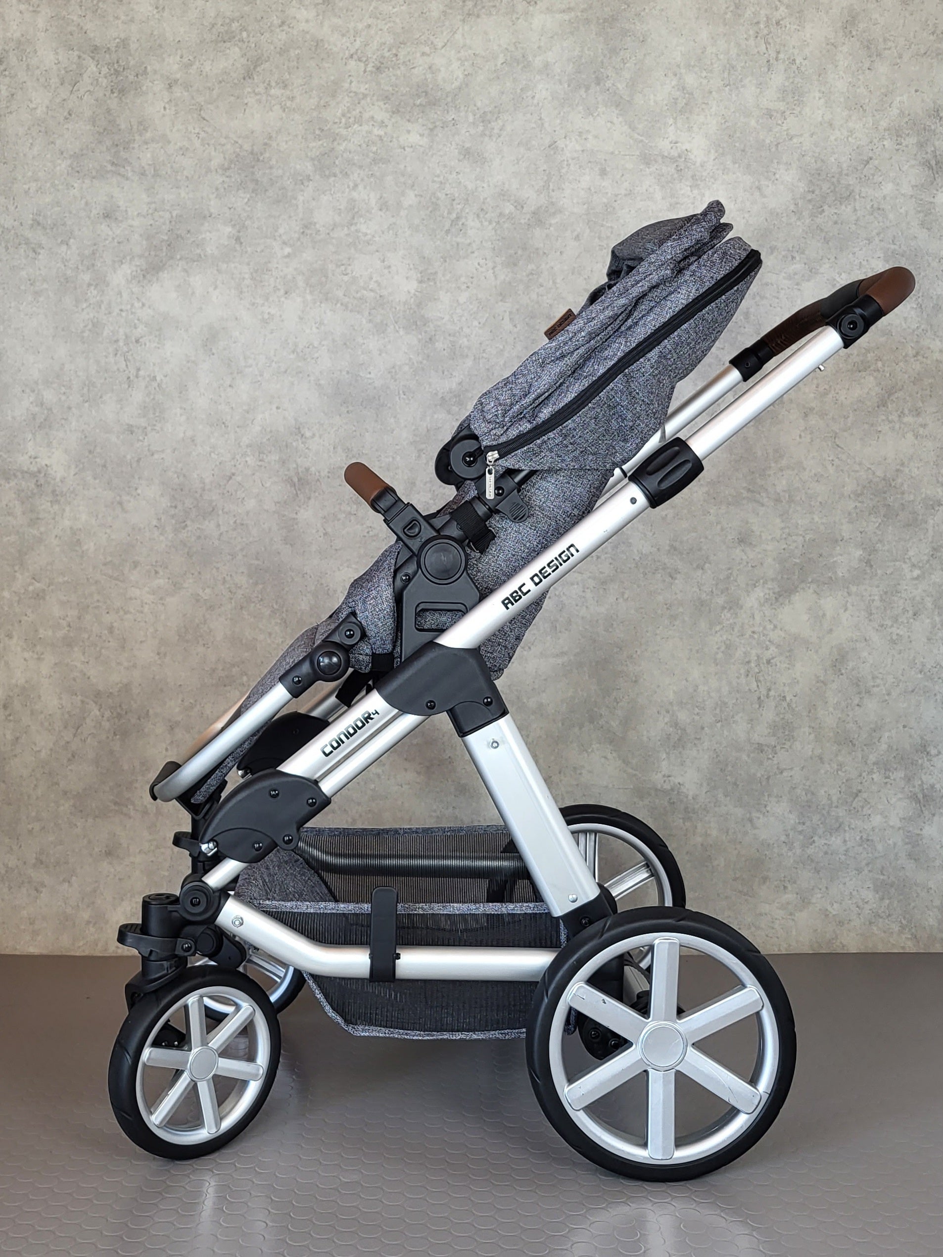 Abc Design - Condor 4 Kombikinderwagen Grau / Wie Neu Kinderwagen