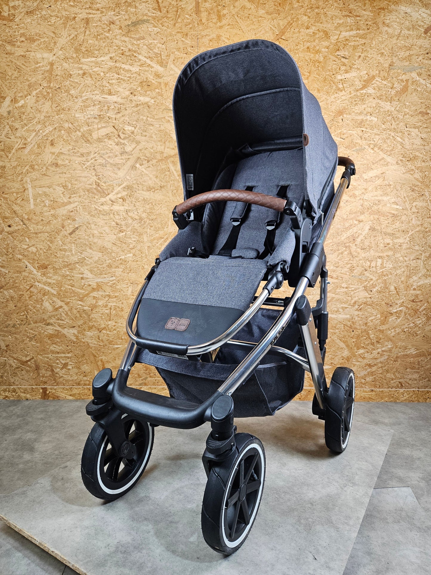Salsa 4 Air Diamond Edition - Kinderwagen (sportsitz) - Asphalt - in sehr Gutem Zustand Grau / sehr Gut 6