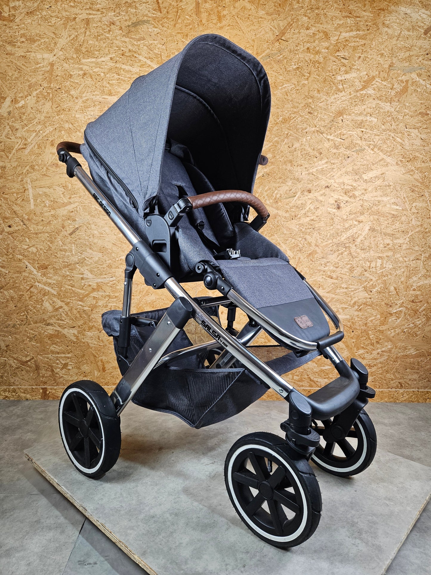 Salsa 4 Air Diamond Edition - Kinderwagen (sportsitz) - Asphalt - in sehr Gutem Zustand Grau / sehr Gut 7
