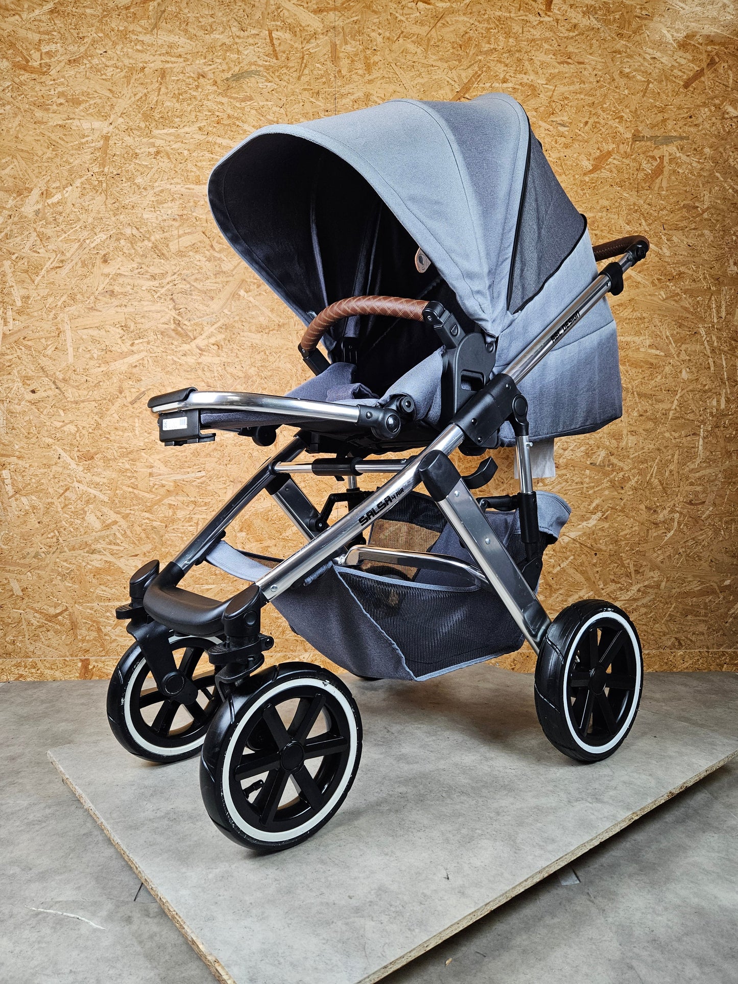 ABC-Design Salsa 4 Air Diamond Edition - Kinderwagen (Gestell und Sportsitz) - Asphalt - in gutem Zustand