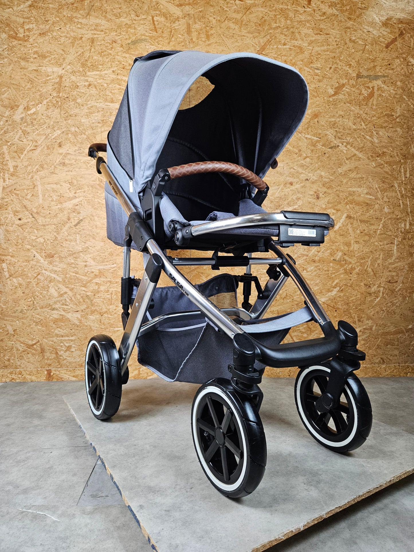 ABC-Design Salsa 4 Air Diamond Edition - Kinderwagen (Gestell und Sportsitz) - Asphalt - in gutem Zustand