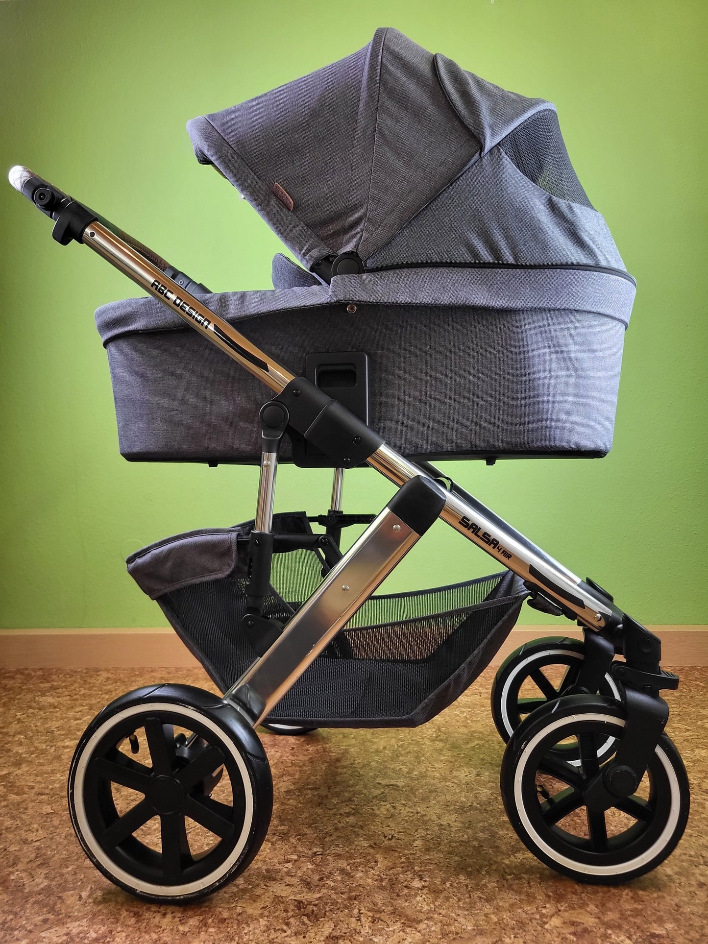 Abc Design - Salsa 4 Air Diamond Edition Kombikinderwagen Grau / Sehr Gut Empfehlungen 23