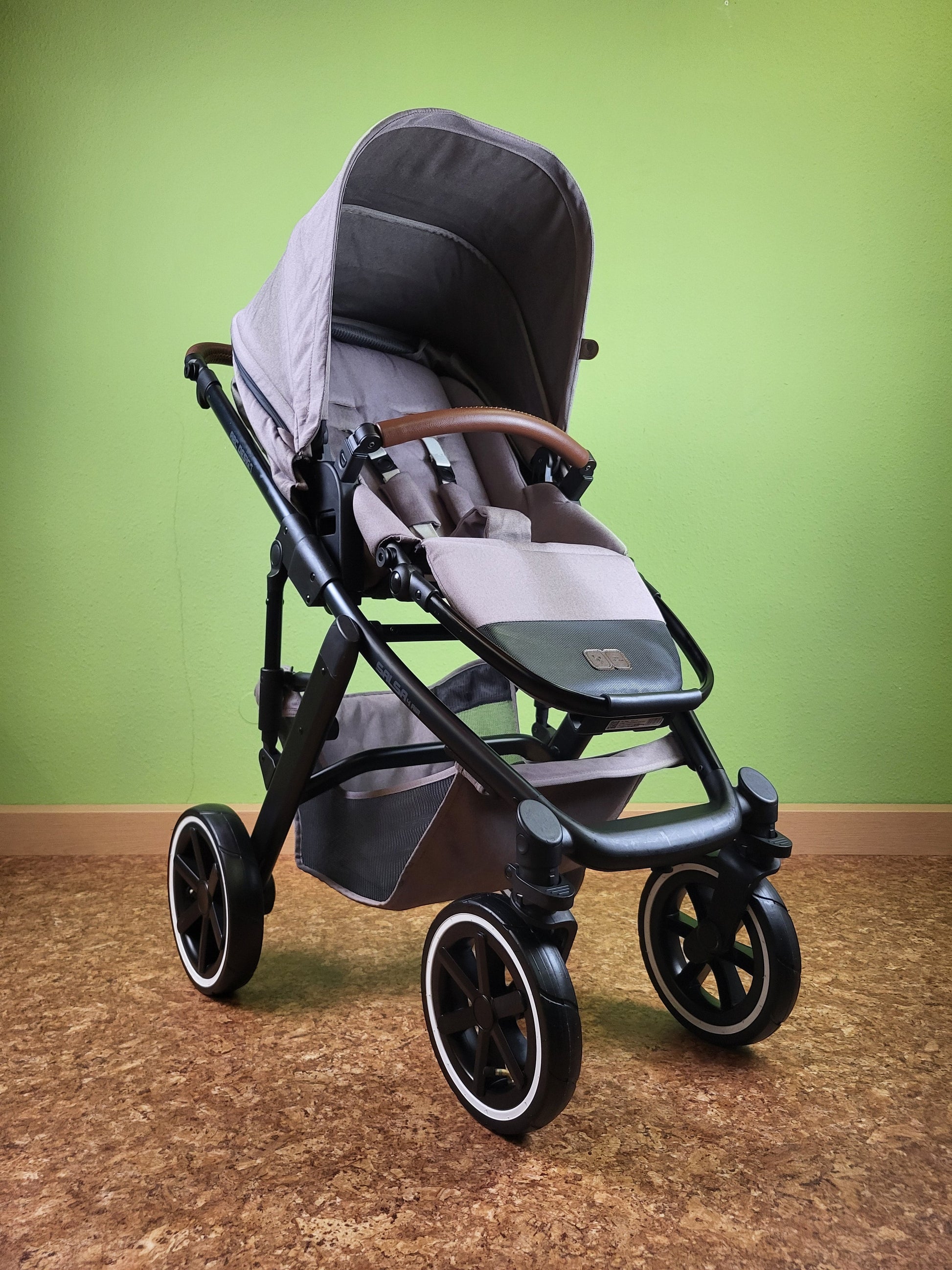 Abc Design - Salsa 4 Air Diamond Edition Kombikinderwagen - Natur - Gutem Zustand Brown / Gut Kinderwagen