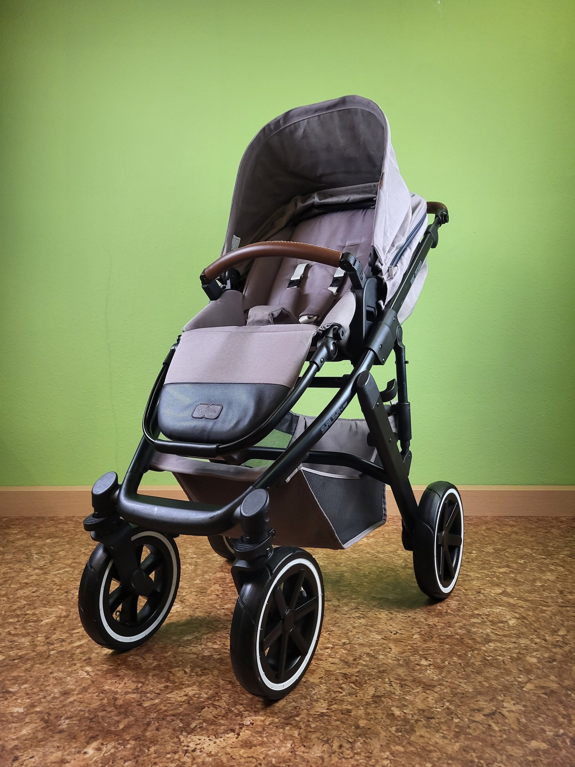 Abc Design - Salsa 4 Air Diamond Edition Kombikinderwagen - Natur - Gutem Zustand Brown / Gut Kinderwagen 13