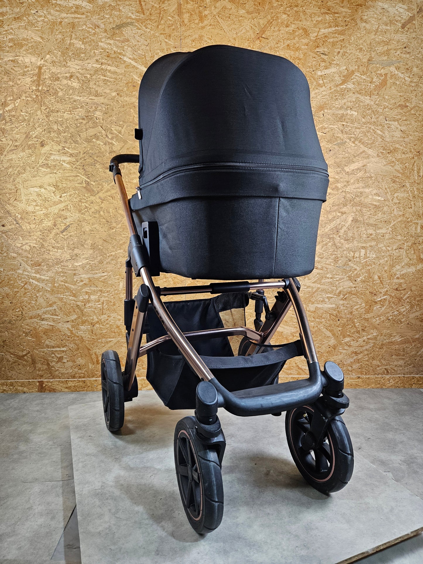 Abc Design - Salsa 4 Air Diamond Edition Kombikinderwagen - Rosé Schwarz - sehr Gutem Zustand / Gut Kinderwagen 28