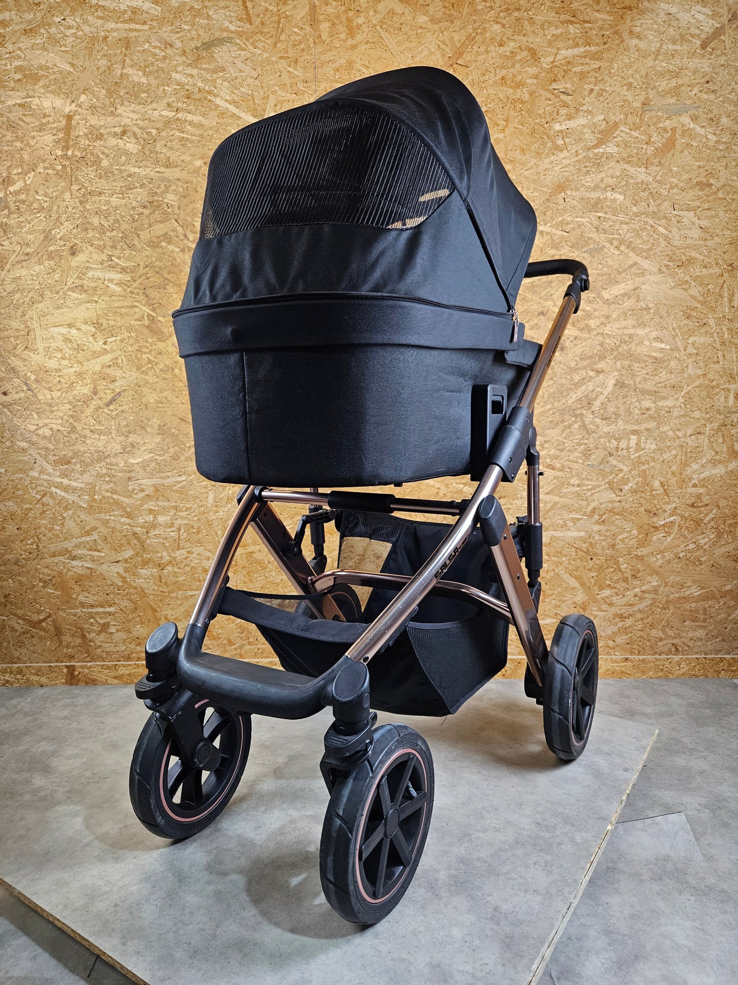 Abc Design - Salsa 4 Air Diamond Edition Kombikinderwagen - Rosé Schwarz - sehr Gutem Zustand / Gut Kinderwagen 38