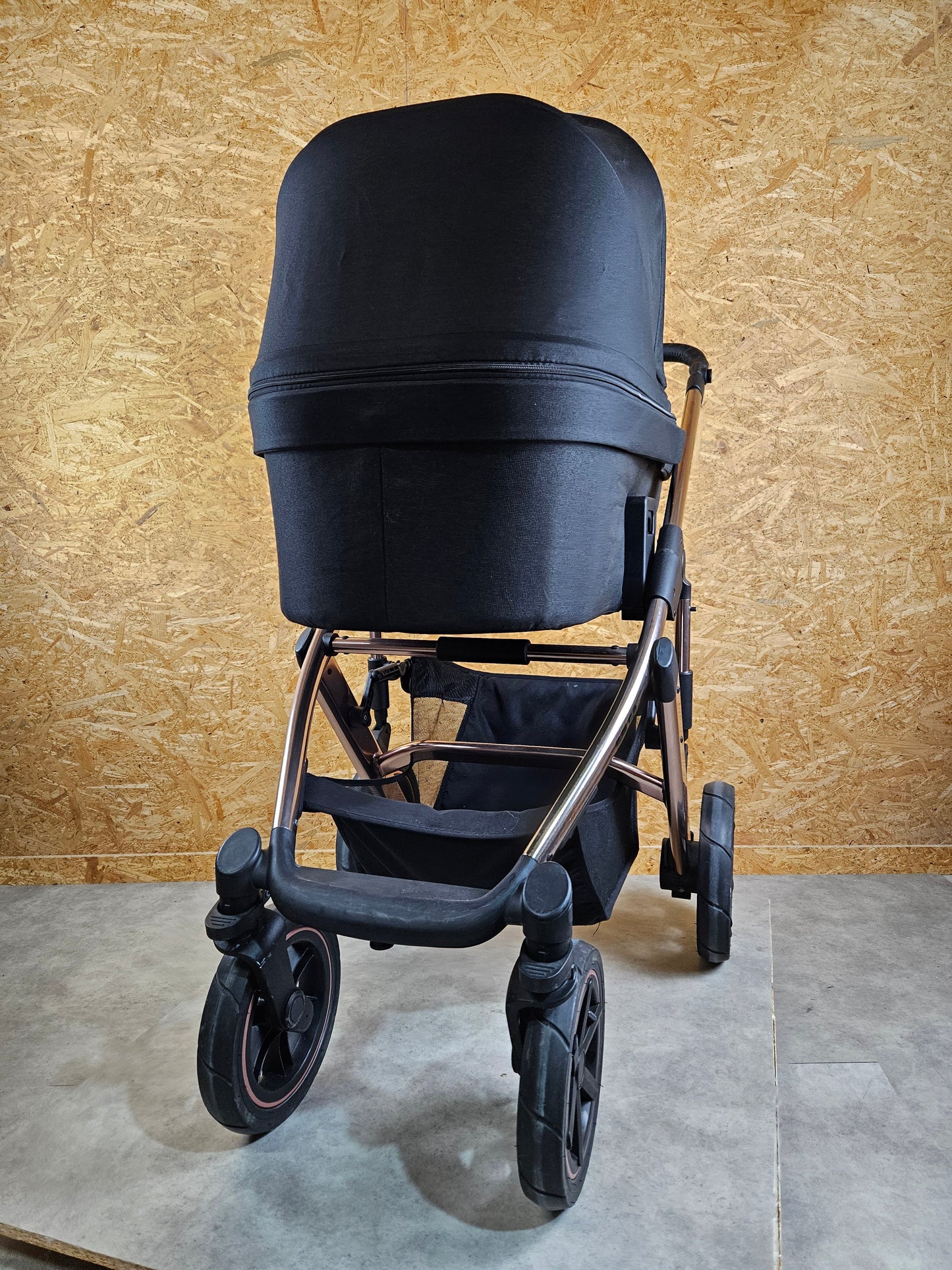 Abc Design - Salsa 4 Air Diamond Edition Kombikinderwagen - Rosé Schwarz - sehr Gutem Zustand / Gut Kinderwagen 21