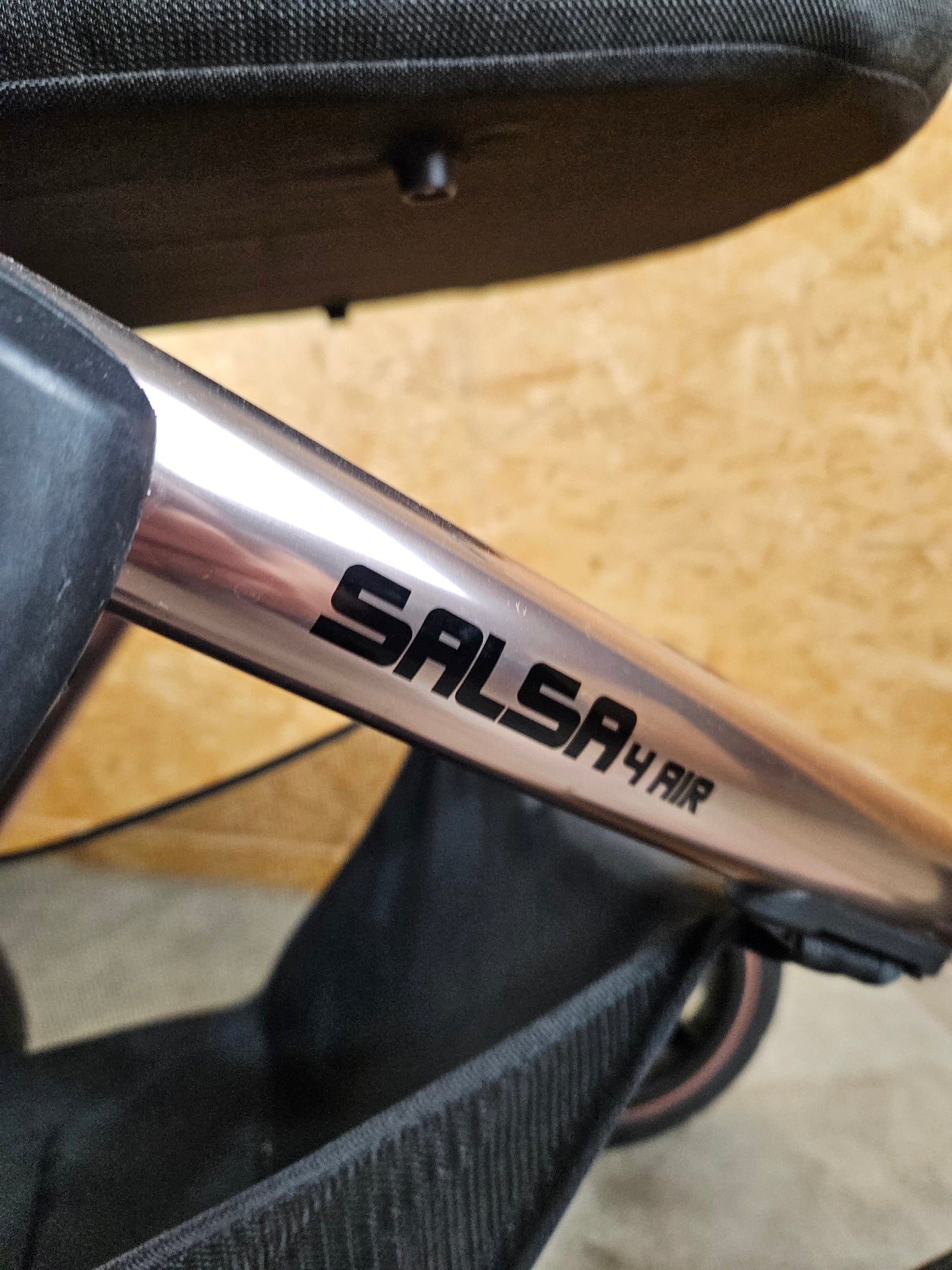 Abc Design - Salsa 4 Air Diamond Edition Kombikinderwagen - Rosé Schwarz - sehr Gutem Zustand / Gut Kinderwagen 40