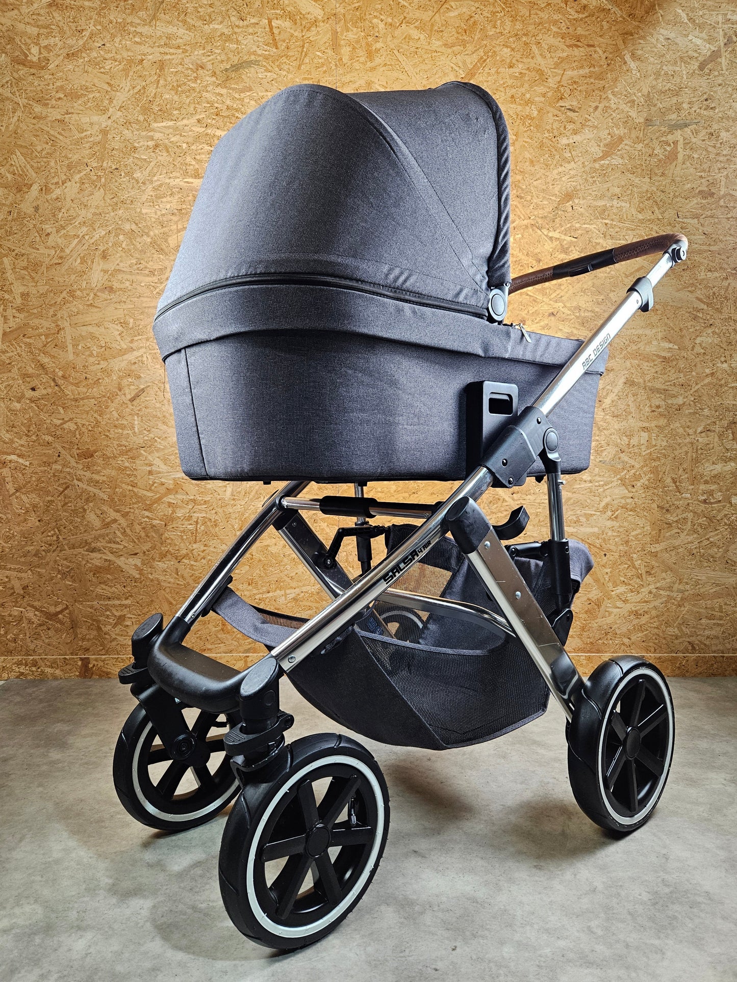 Abc Design - Salsa 4 Air Diamond Edition Kombikinderwagen (sportsitz und Babywanne) - Grau in Gutem Zustand Gut