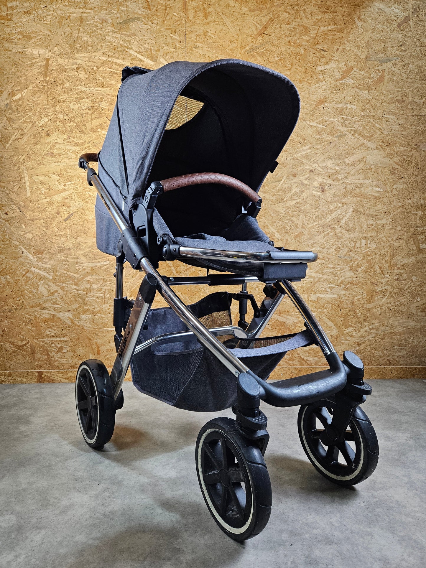 Abc Design - Salsa 4 Air Diamond Edition Kombikinderwagen (sportsitz und Babywanne) - Grau in sehr Gutem Zustand
