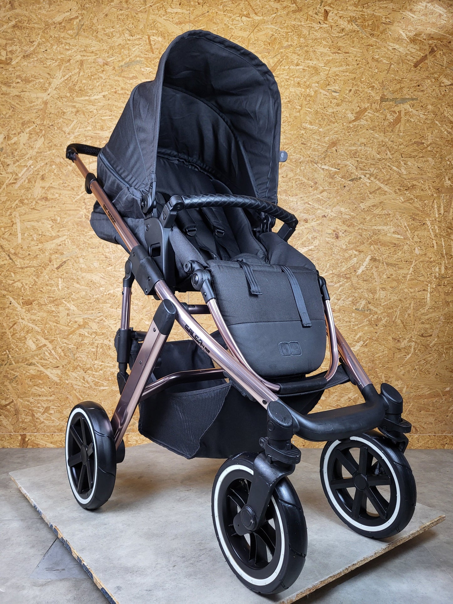 ABC-Design Salsa 4 Air Diamond Edition - Poussette combinée reconditionnée en bon état - Rosé Gold
