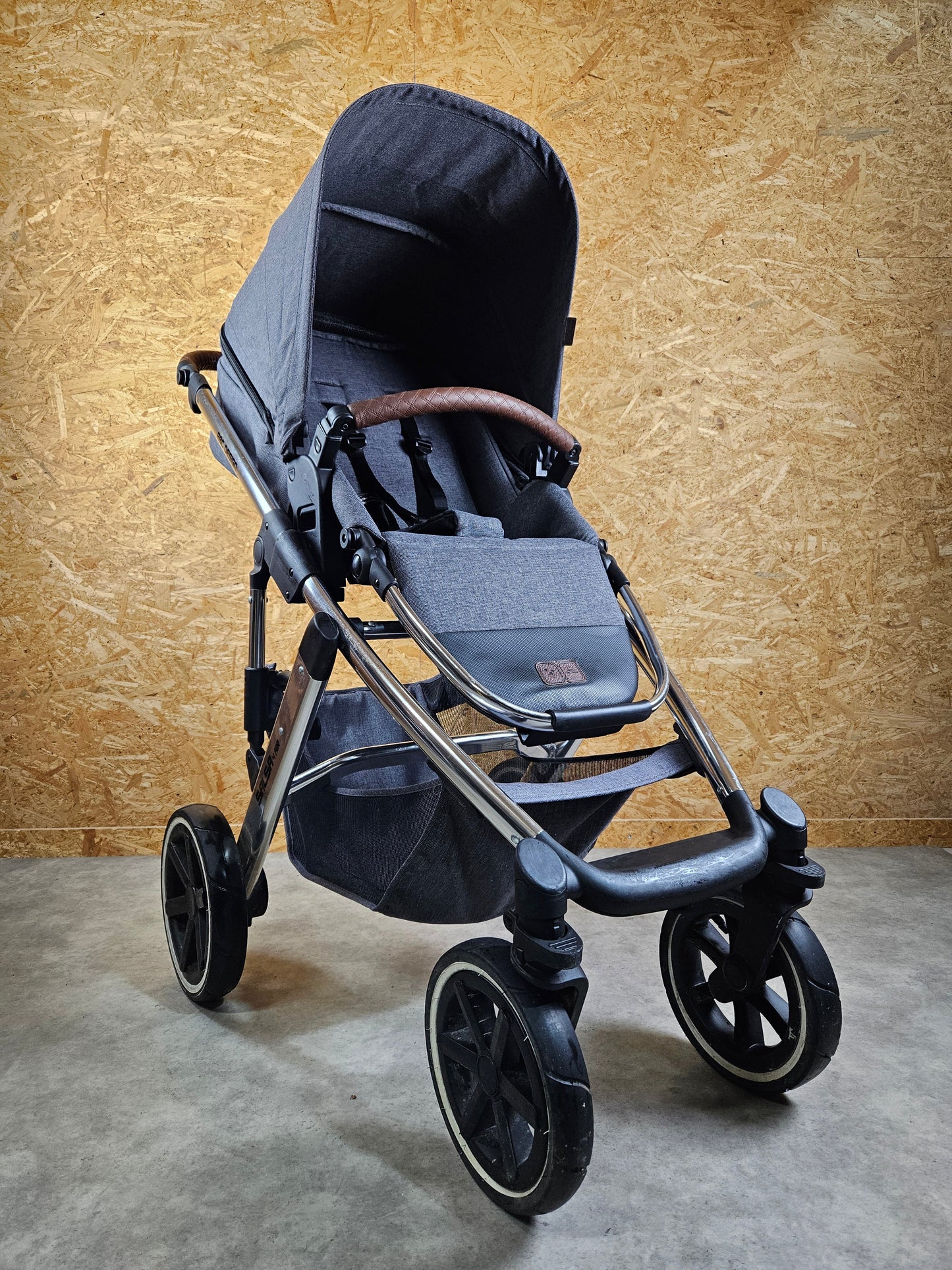 Abc Design - Salsa 4 Air Diamond Edition Kombikinderwagen (sportsitz und Babywanne) - Grau in sehr Gutem Zustand