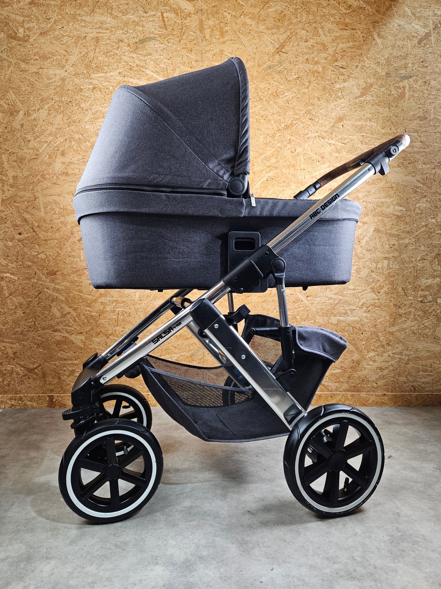 Abc Design - Salsa 4 Air Diamond Edition Kombikinderwagen (sportsitz und Babywanne) - Grau in Gutem Zustand Gut