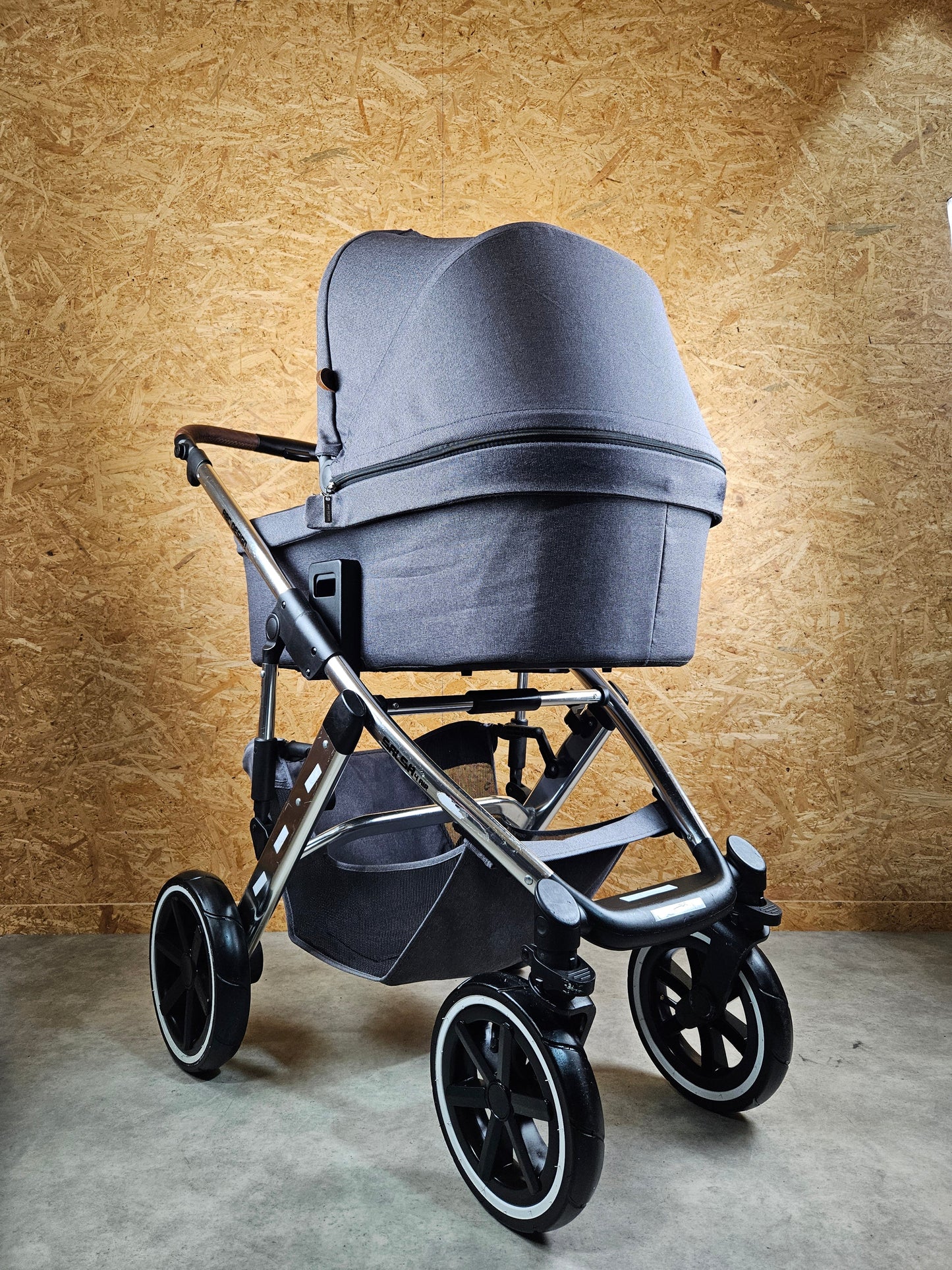 Abc Design - Salsa 4 Air Diamond Edition Kombikinderwagen (sportsitz und Babywanne) - Grau in Gutem Zustand Kinderwagen