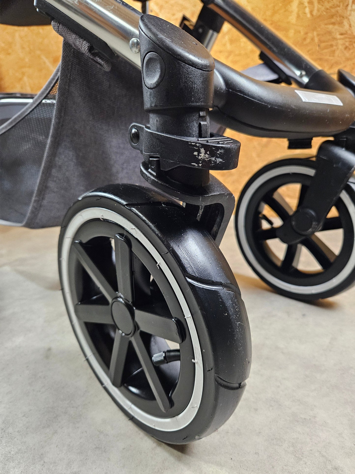 Abc Design - Salsa 4 Air Diamond Edition Kombikinderwagen (sportsitz und Babywanne) - Grau in Gutem Zustand Kinderwagen