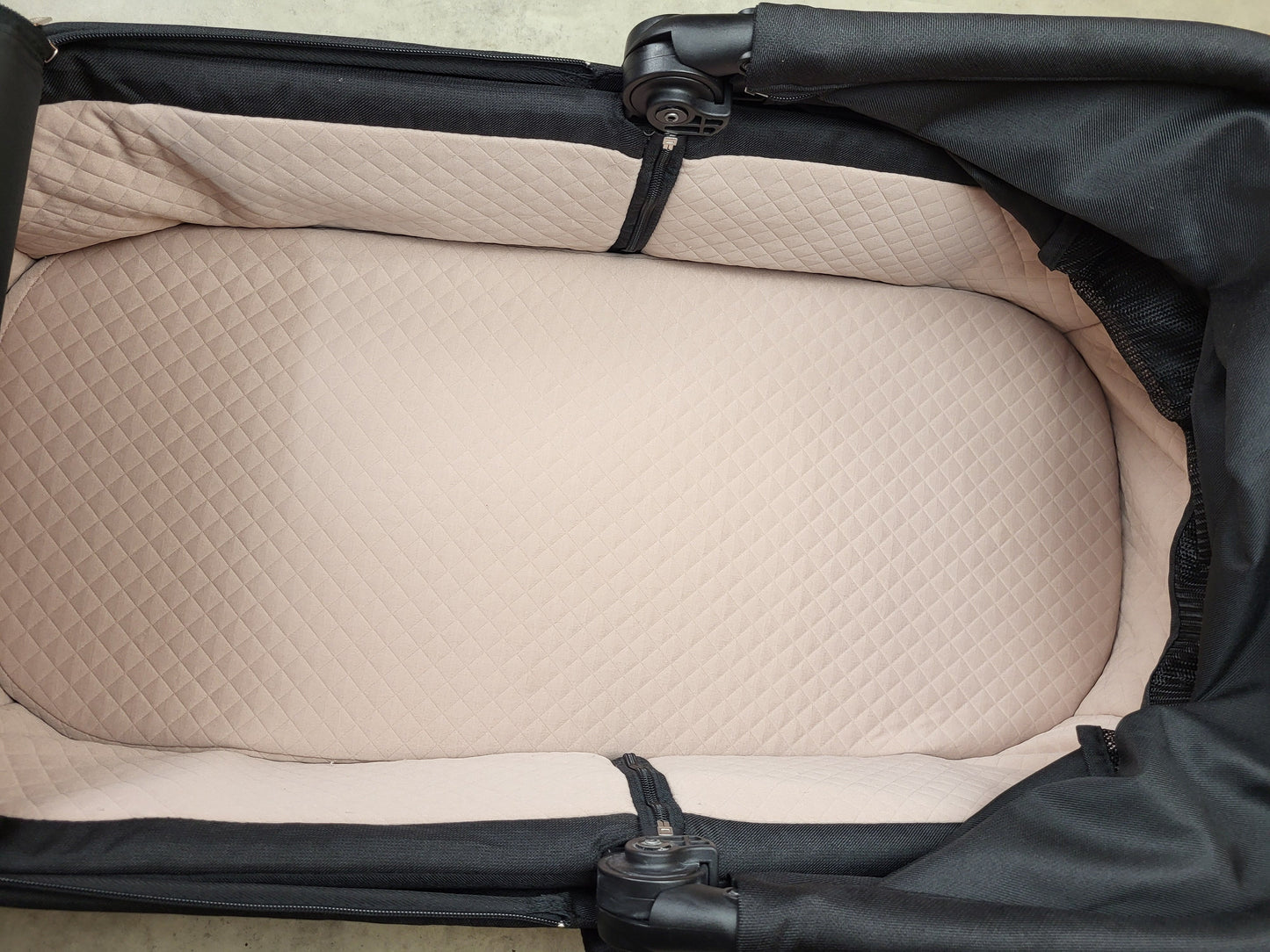 ABC-Design Salsa 4 Air Diamond Edition - Poussette combinée reconditionnée en bon état - Rosé Gold