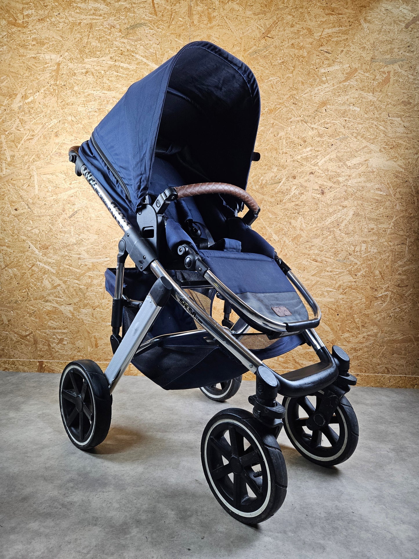 Abc Design - Salsa 4 Air Diamond Edition Kombikinderwagen (sportsitz und Babywanne) - Blau - in Gutem Zustand