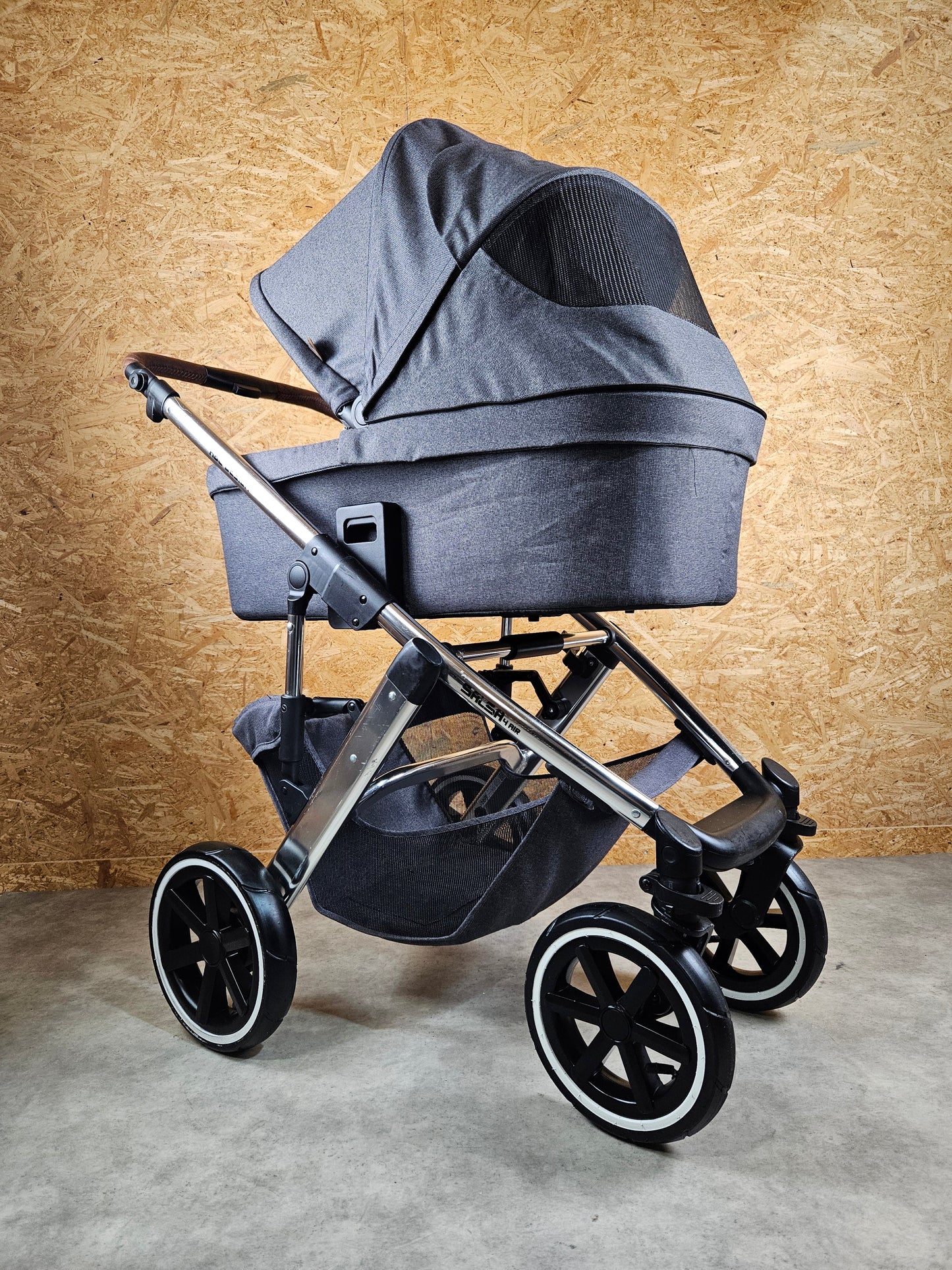 Abc Design - Salsa 4 Air Diamond Edition Kombikinderwagen (sportsitz und Babywanne) - Grau in Gutem Zustand Gut