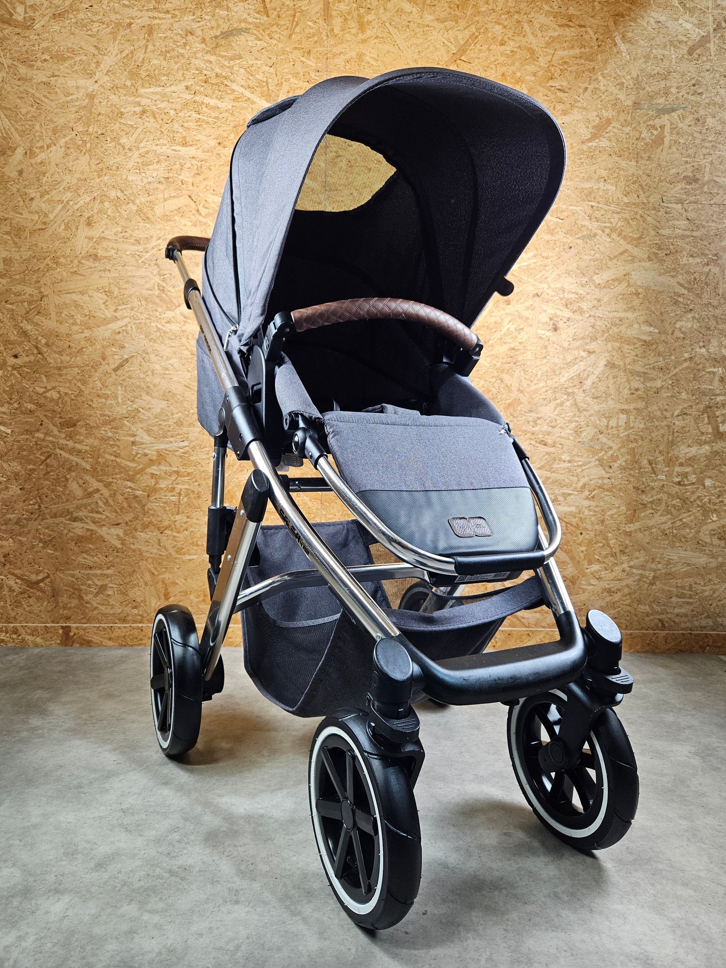 Abc Design - Salsa 4 Air Diamond Edition Kombikinderwagen (sportsitz und Babywanne) - Grau in Gutem Zustand Gut