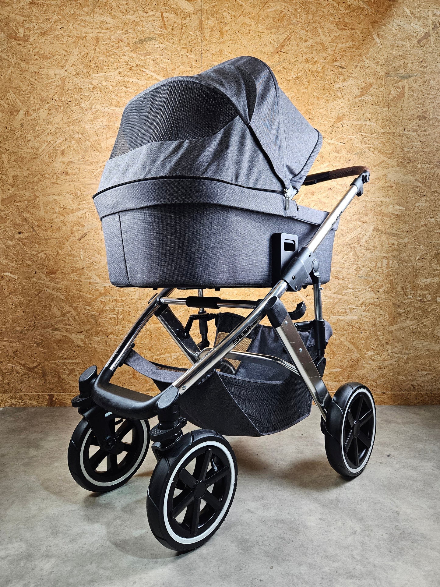 Abc Design - Salsa 4 Air Diamond Edition Kombikinderwagen (sportsitz und Babywanne) - Grau in Gutem Zustand Gut
