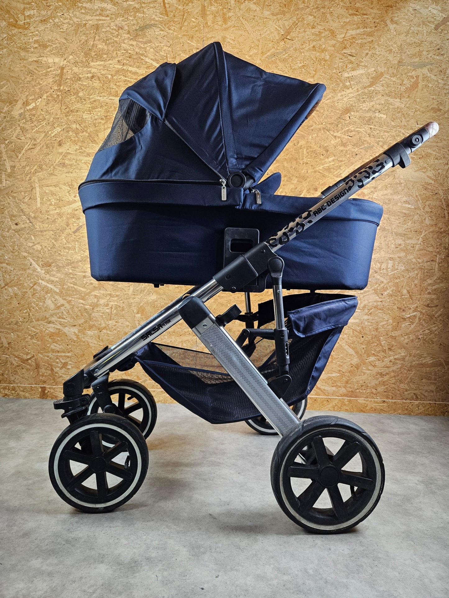 Abc Design - Salsa 4 Air Diamond Edition Kombikinderwagen (sportsitz und Babywanne) - Blau - in Gutem Zustand