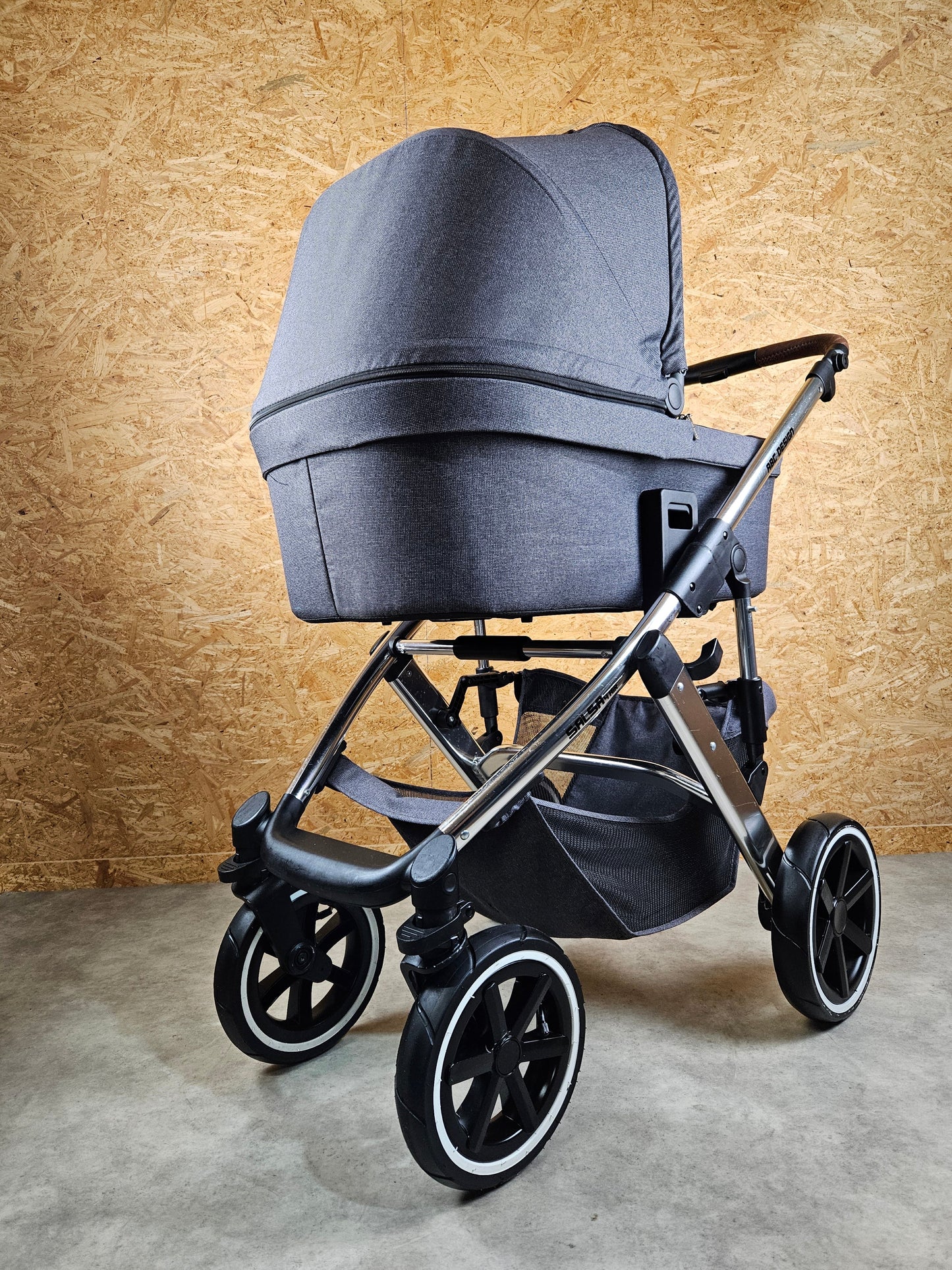 Abc Design - Salsa 4 Air Diamond Edition Kombikinderwagen (sportsitz und Babywanne) - Grau in Gutem Zustand Gut