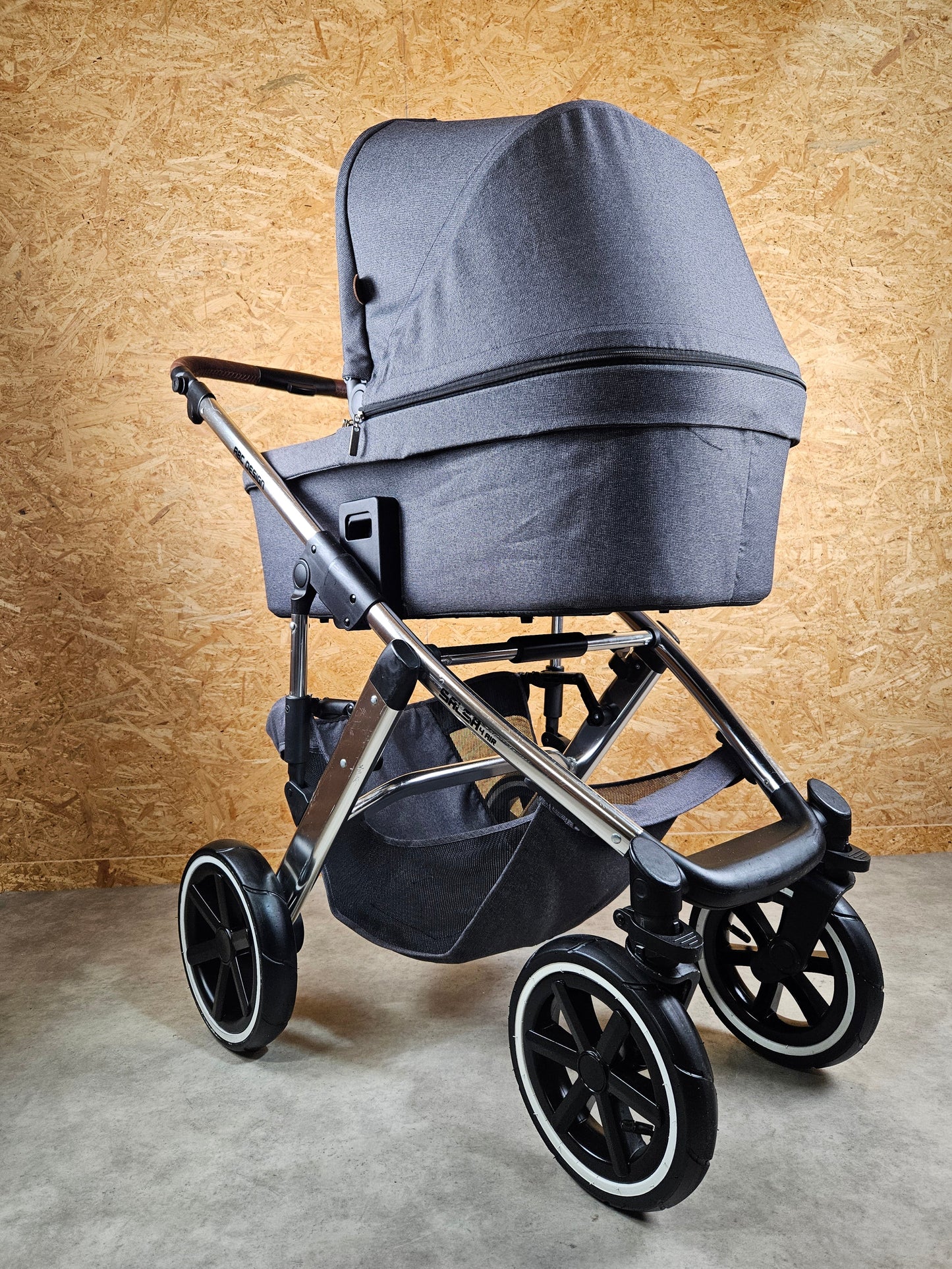 Abc Design - Salsa 4 Air Diamond Edition Kombikinderwagen (sportsitz und Babywanne) - Grau in Gutem Zustand Gut