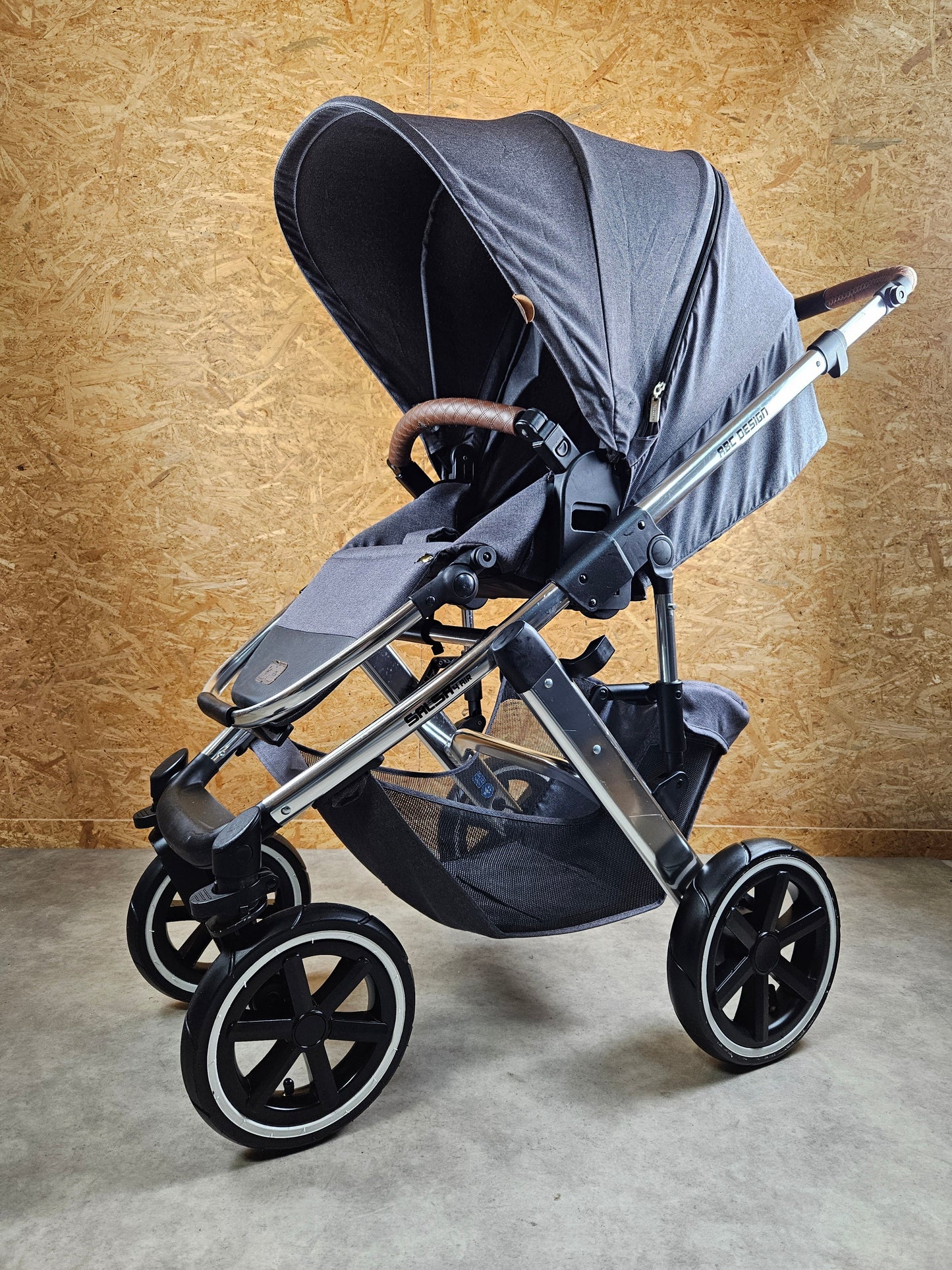 Abc Design - Salsa 4 Air Diamond Edition Kombikinderwagen (sportsitz und Babywanne) - Grau in Gutem Zustand Gut