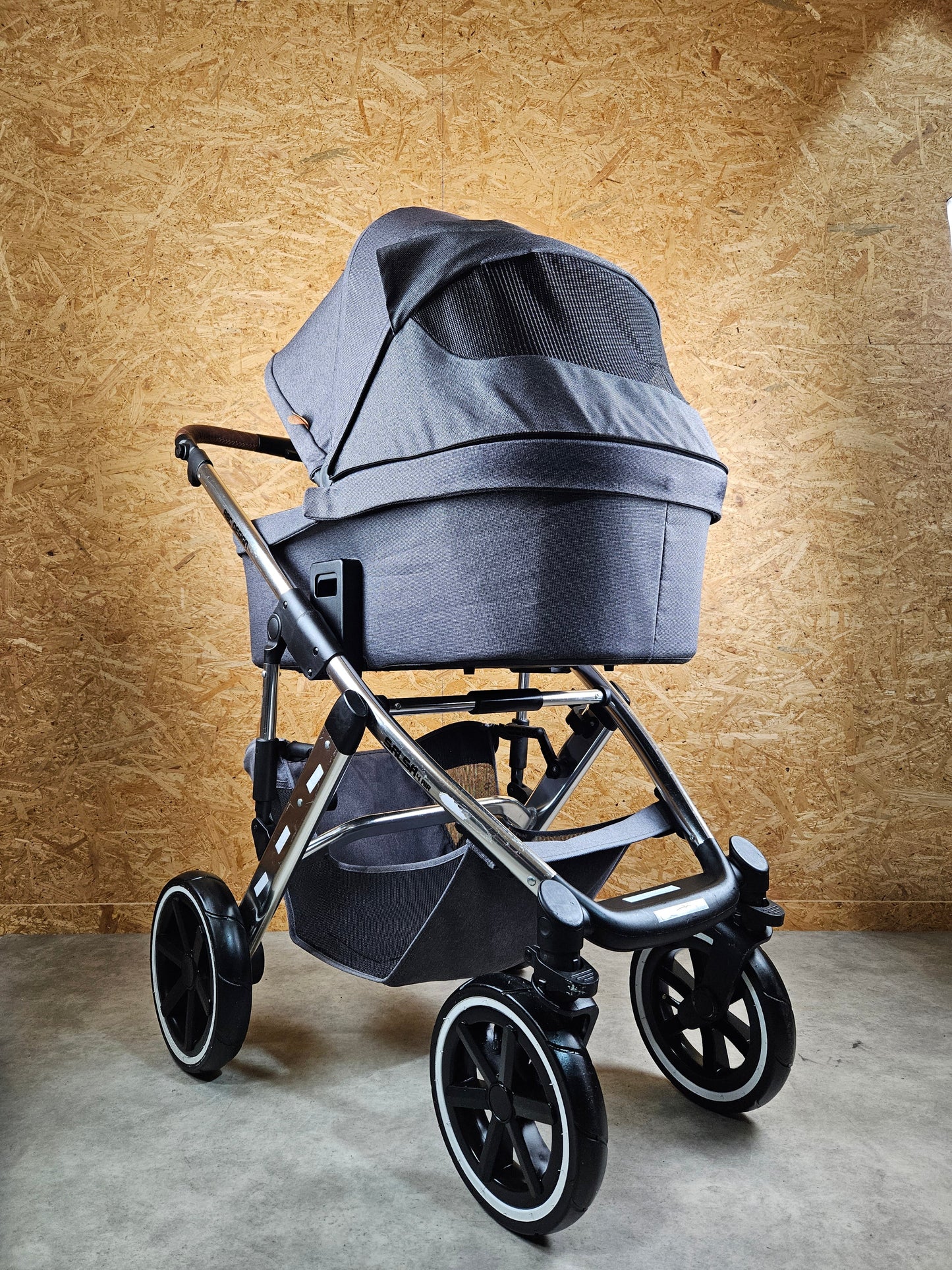 Abc Design - Salsa 4 Air Diamond Edition Kombikinderwagen (sportsitz und Babywanne) - Grau in Gutem Zustand Kinderwagen