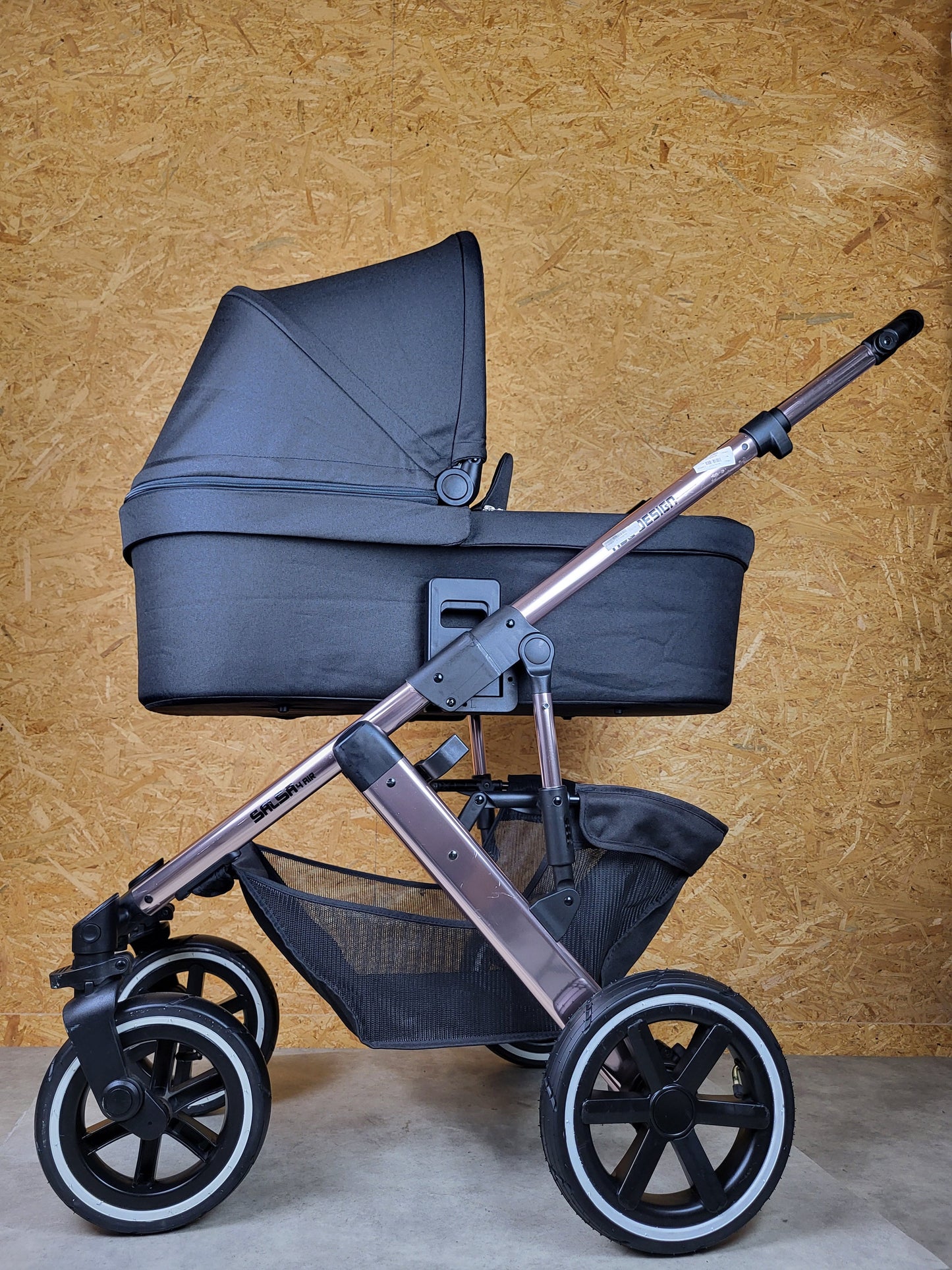 ABC-Design Salsa 4 Air Diamond Edition - Poussette combinée reconditionnée en bon état - Rosé Gold