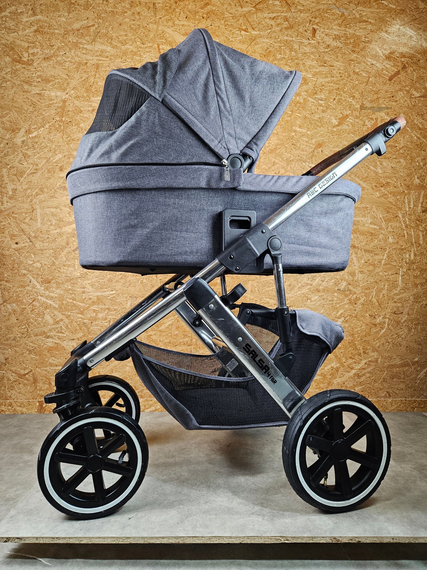Abc Design - Salsa 4 Air Kombikinderwagen (sportsitz und Babywanne) - Asphalt in Gutem Zustand Kinderwagen 17