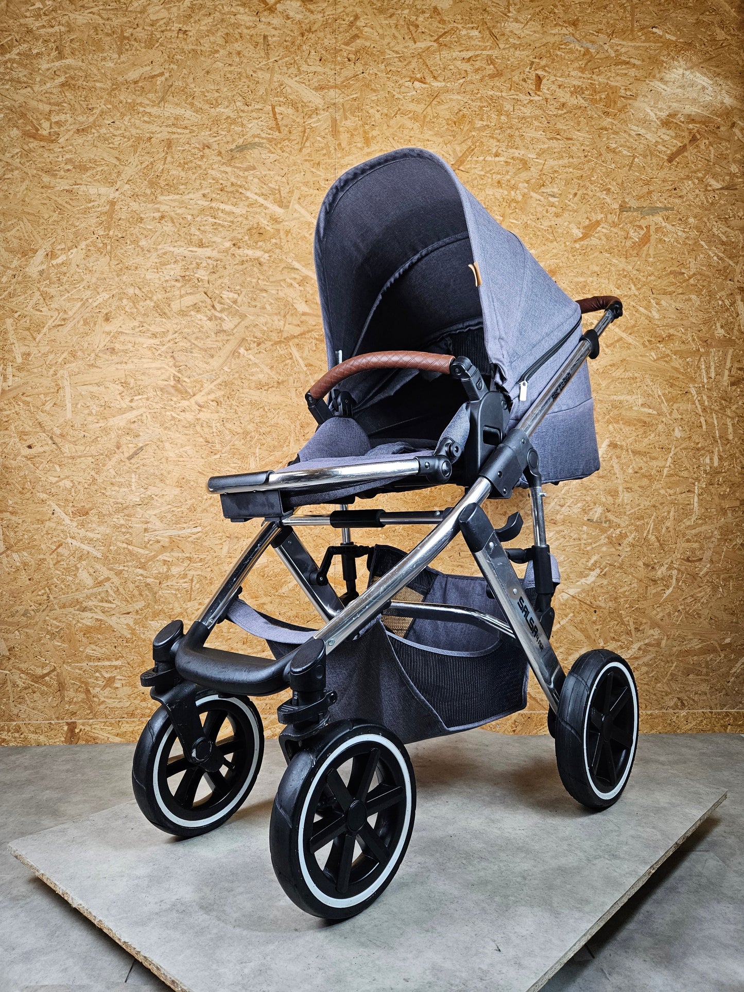 Abc Design - Salsa 4 Air Kombikinderwagen (sportsitz und Babywanne) - Asphalt in Gutem Zustand Kinderwagen 12