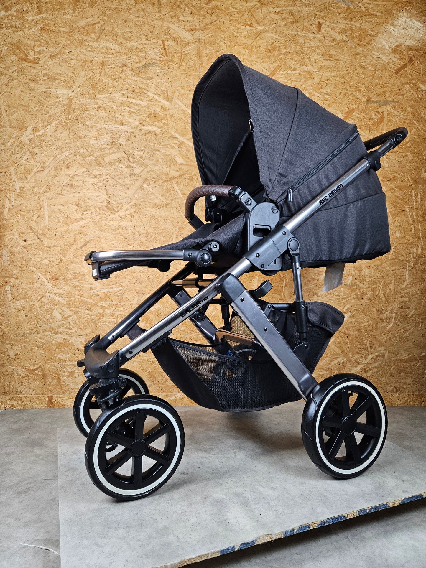 Abc Design - Salsa 4 Air Kombikinderwagen (sportsitz und Babywanne) Schwarz in sehr Gutem Zustand Kinderwagen 13