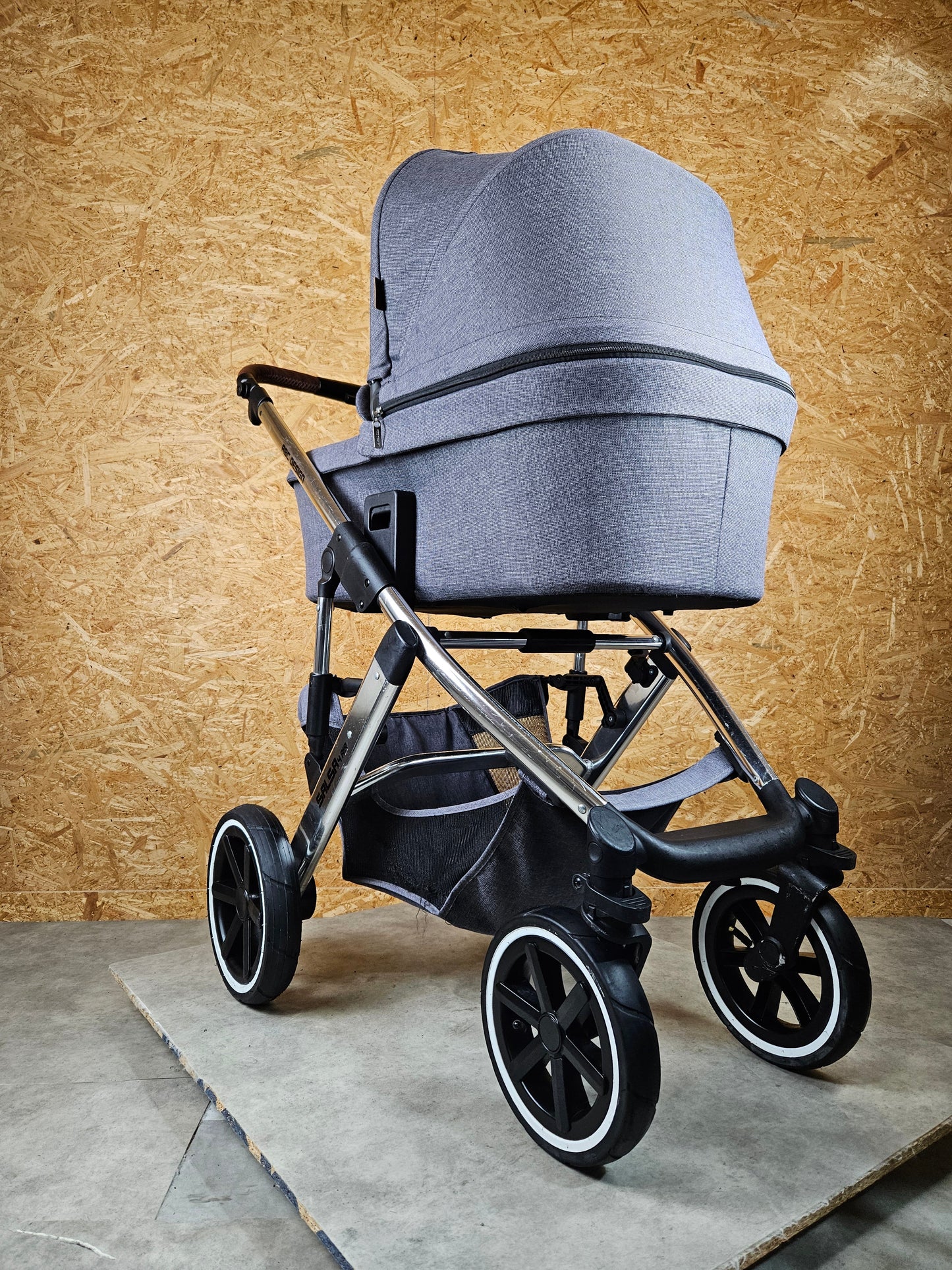 Abc Design - Salsa 4 Air Kombikinderwagen (sportsitz und Babywanne) - Asphalt in Gutem Zustand Kinderwagen 21