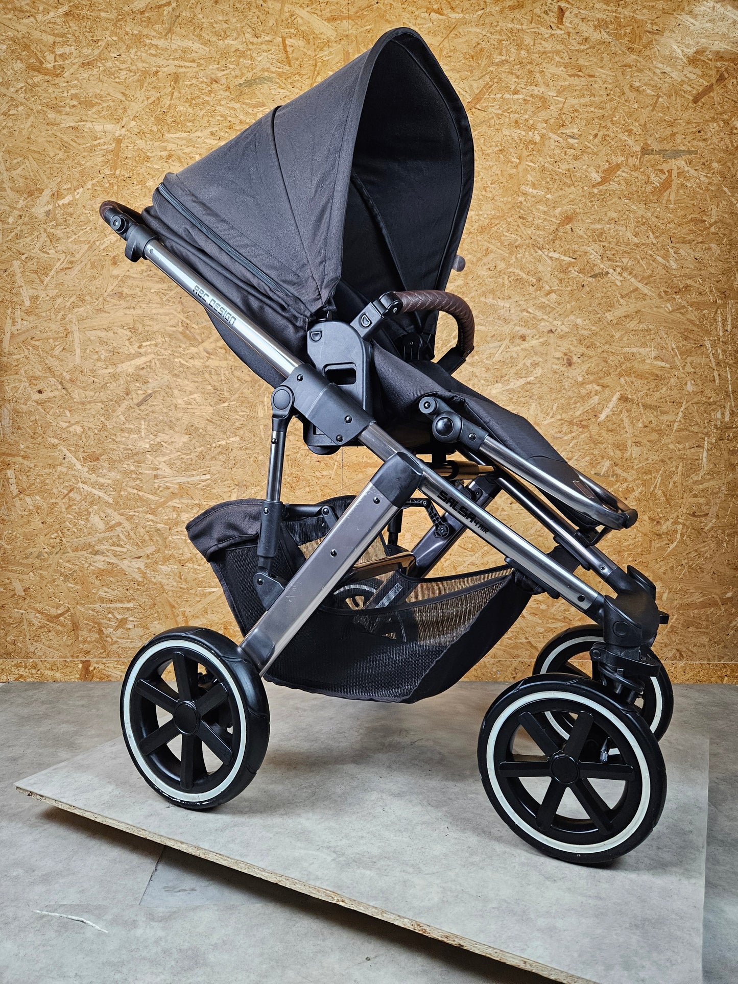Abc Design - Salsa 4 Air Kombikinderwagen (sportsitz und Babywanne) Schwarz in sehr Gutem Zustand Kinderwagen 22