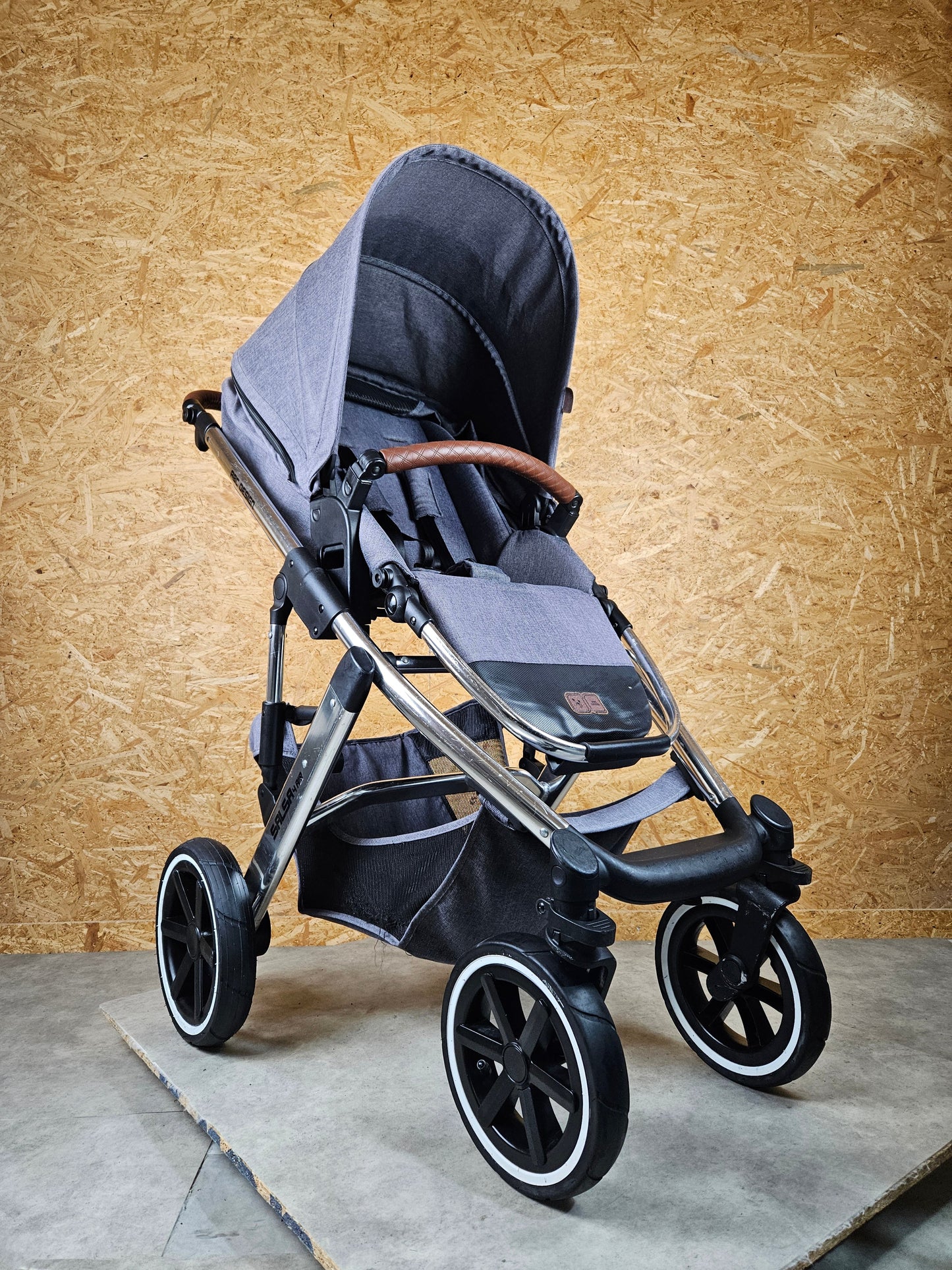 Abc Design - Salsa 4 Air Kombikinderwagen (sportsitz und Babywanne) - Asphalt in Gutem Zustand Kinderwagen 3