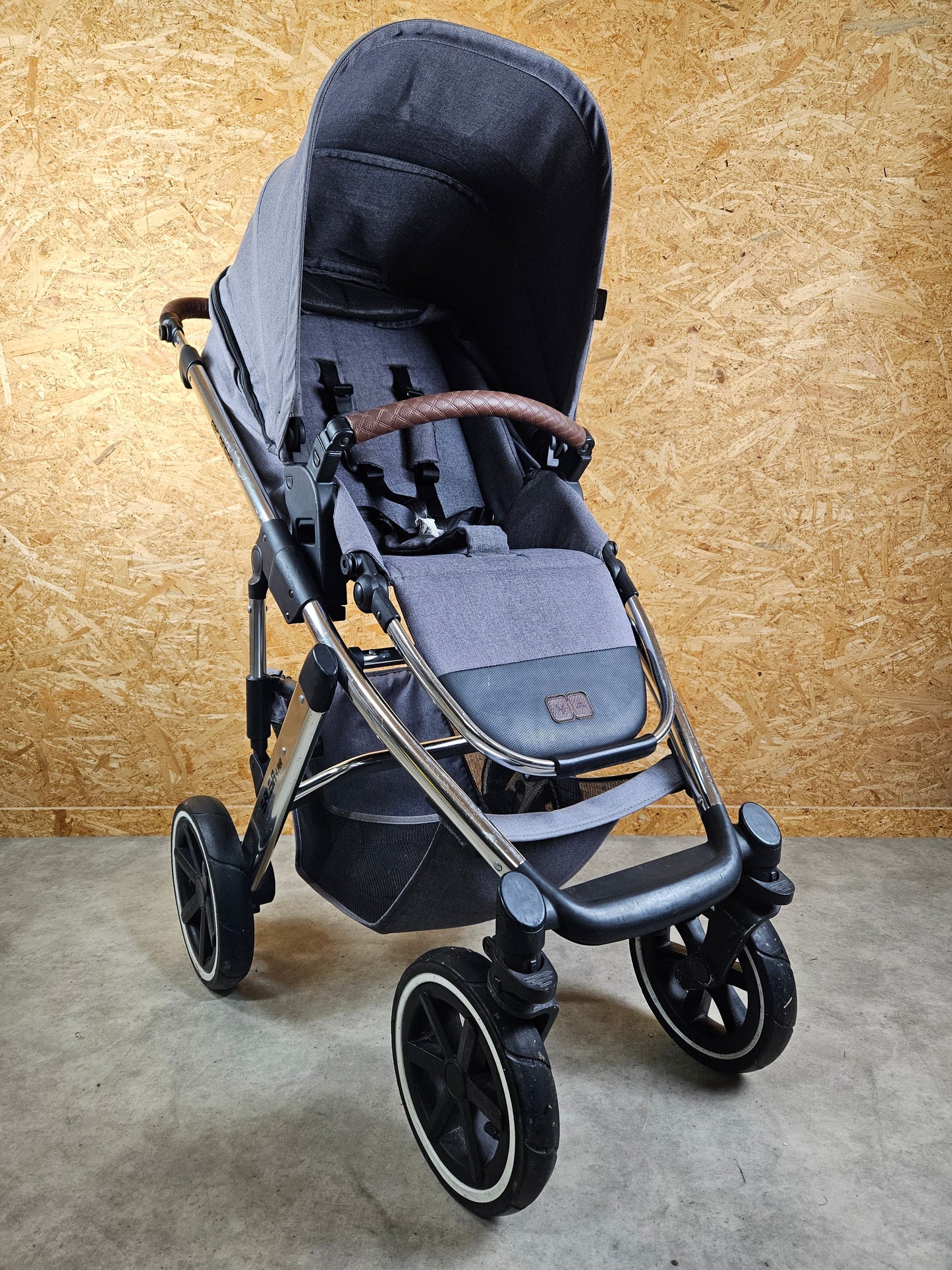 Abc Design - Salsa 4 Air Kombikinderwagen (sportsitz und Babywanne) Grau in Gutem Zustand Kinderwagen 2