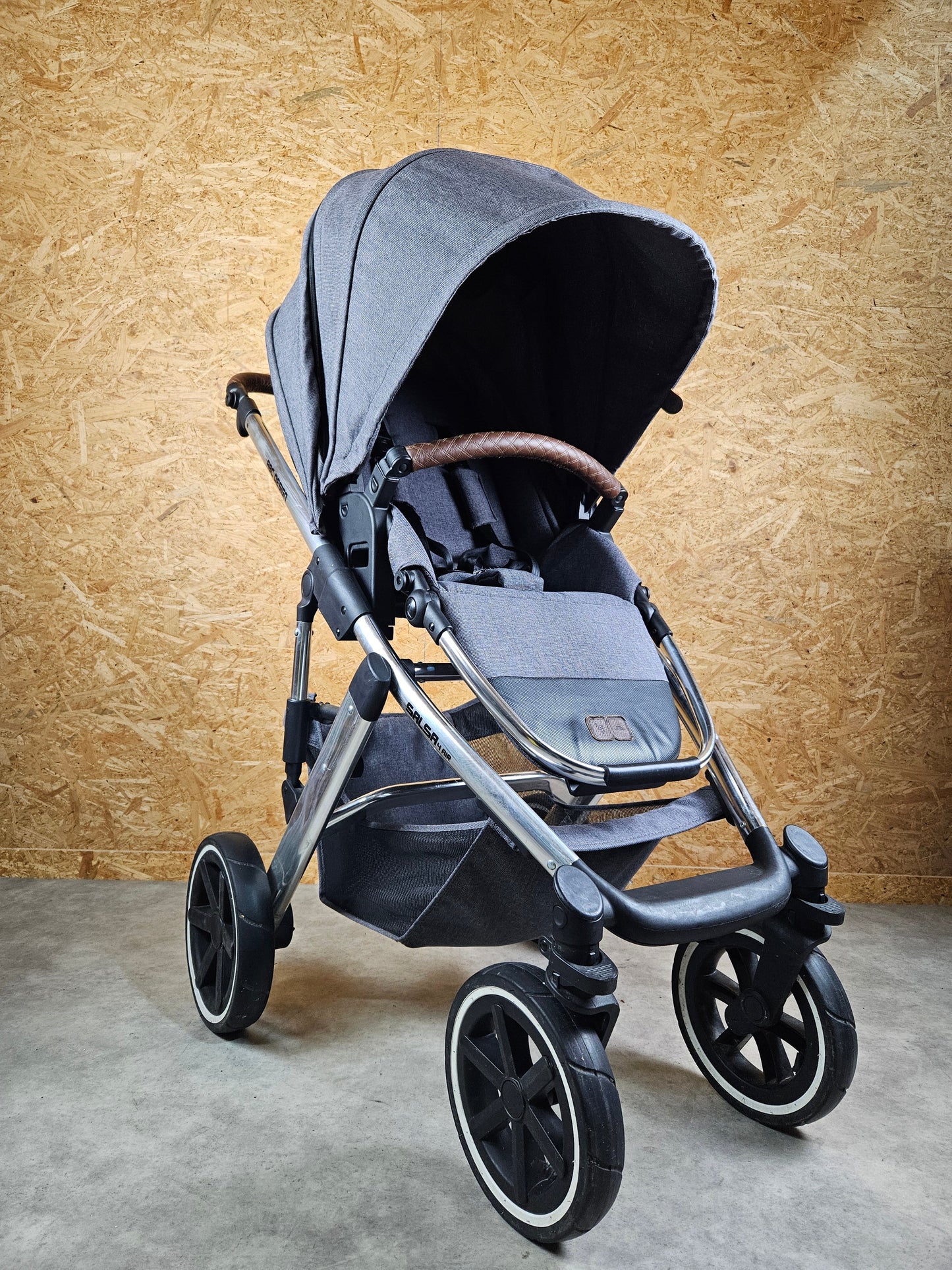 Abc Design - Salsa 4 Air Kombikinderwagen (sportsitz und Babywanne) Grau in Gutem Zustand Kinderwagen 2